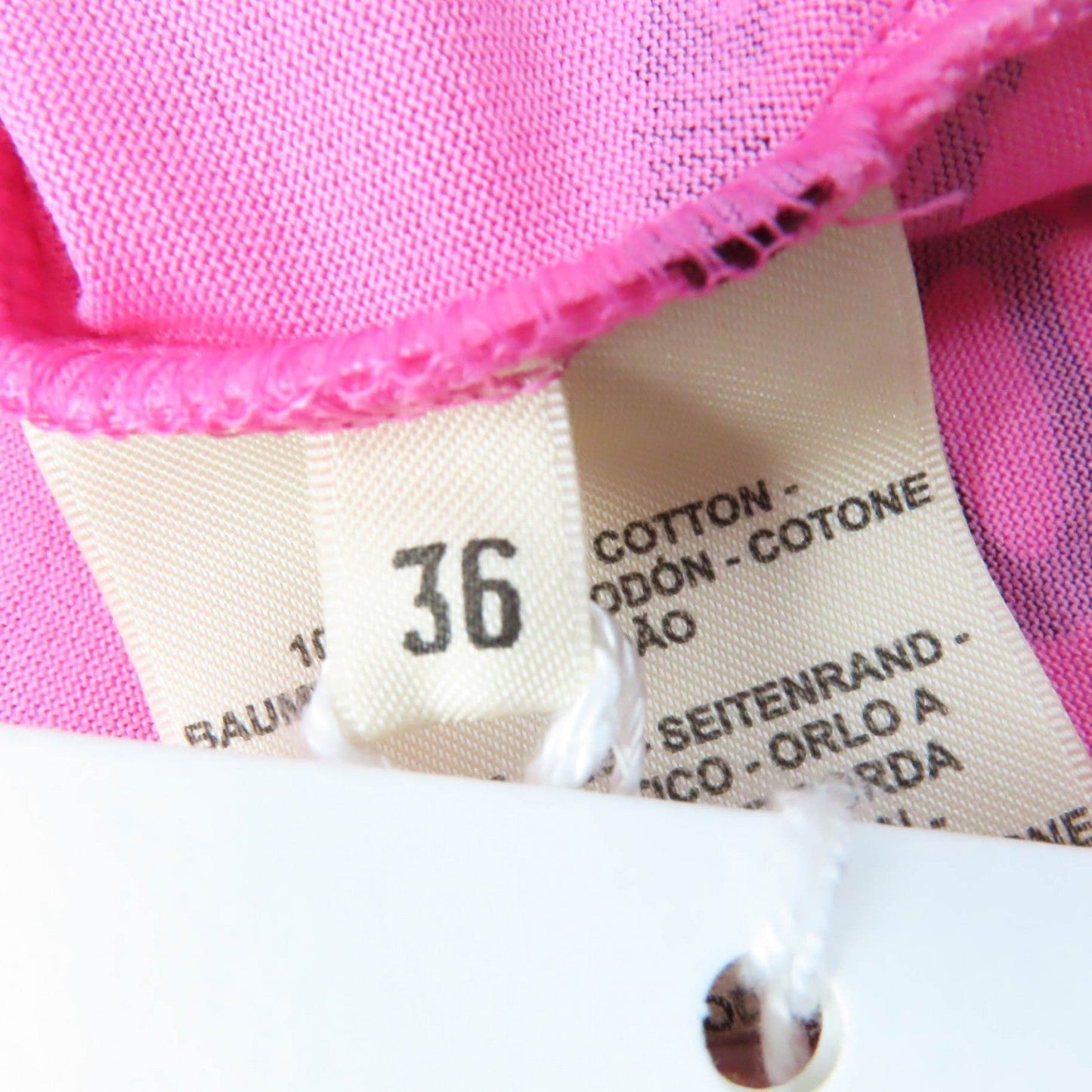 HERMES one piece 3E4510DM cotton pink Stirrup Fantasy 36