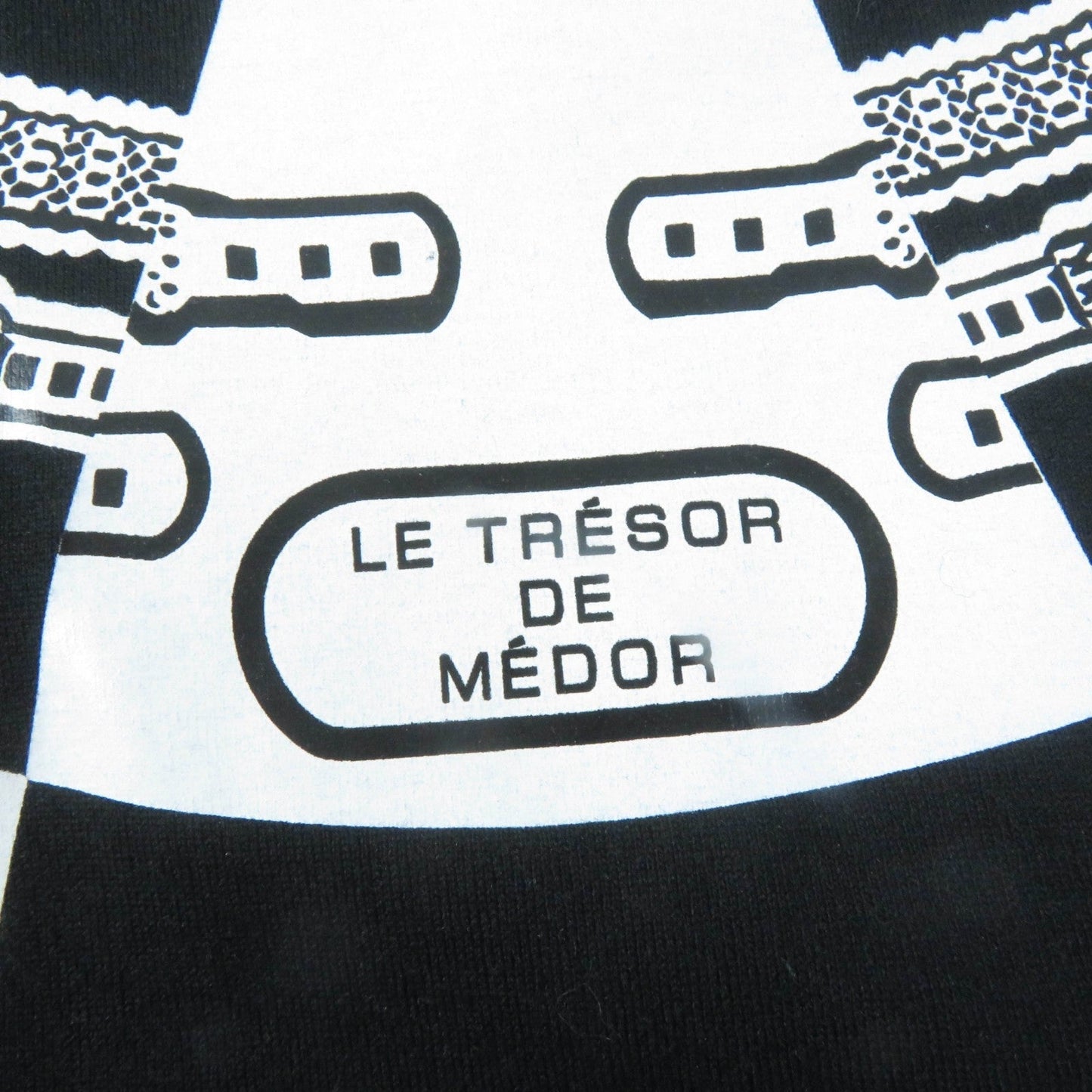 HERMES one piece 2H4511DU cotton black Le Tresor de Medor 34