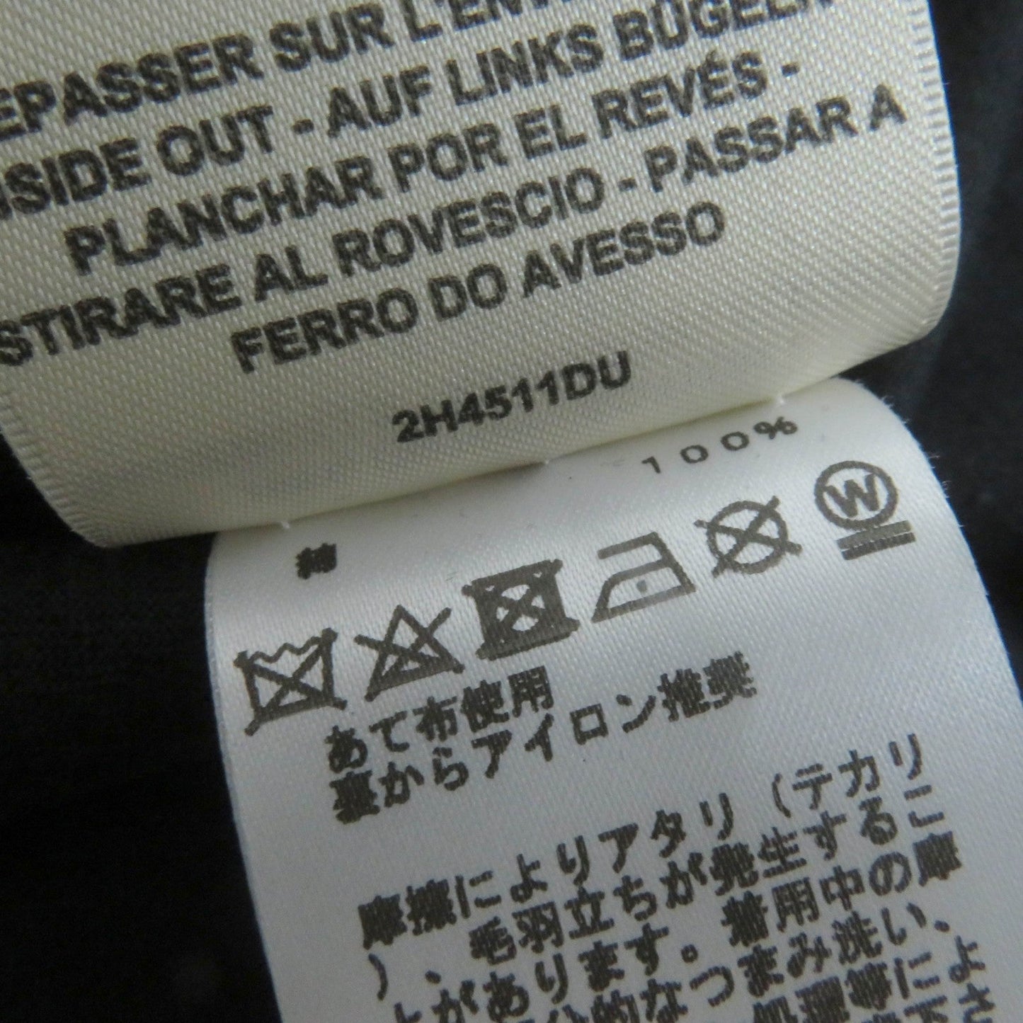 HERMES one piece 2H4511DU cotton black Le Tresor de Medor 34