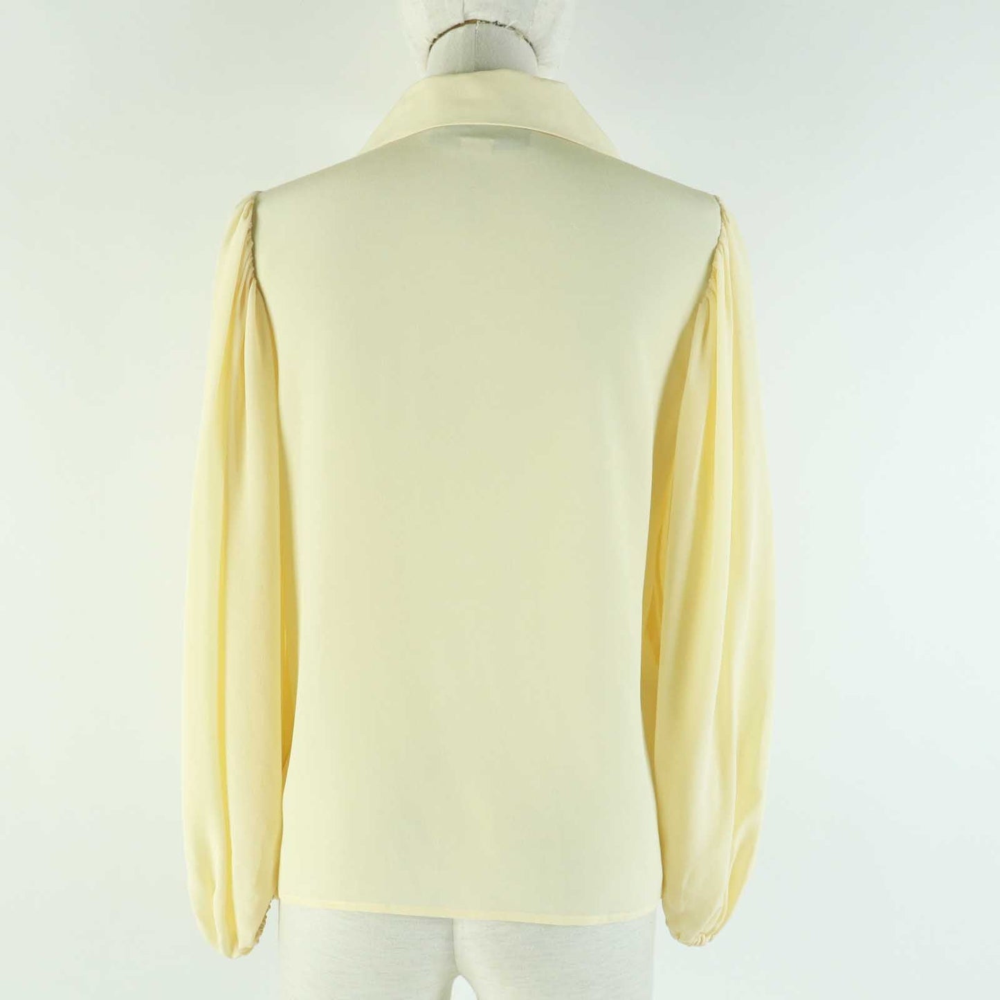 GUCCI blouse 643266 ZAAOG silk Light yellow 36
