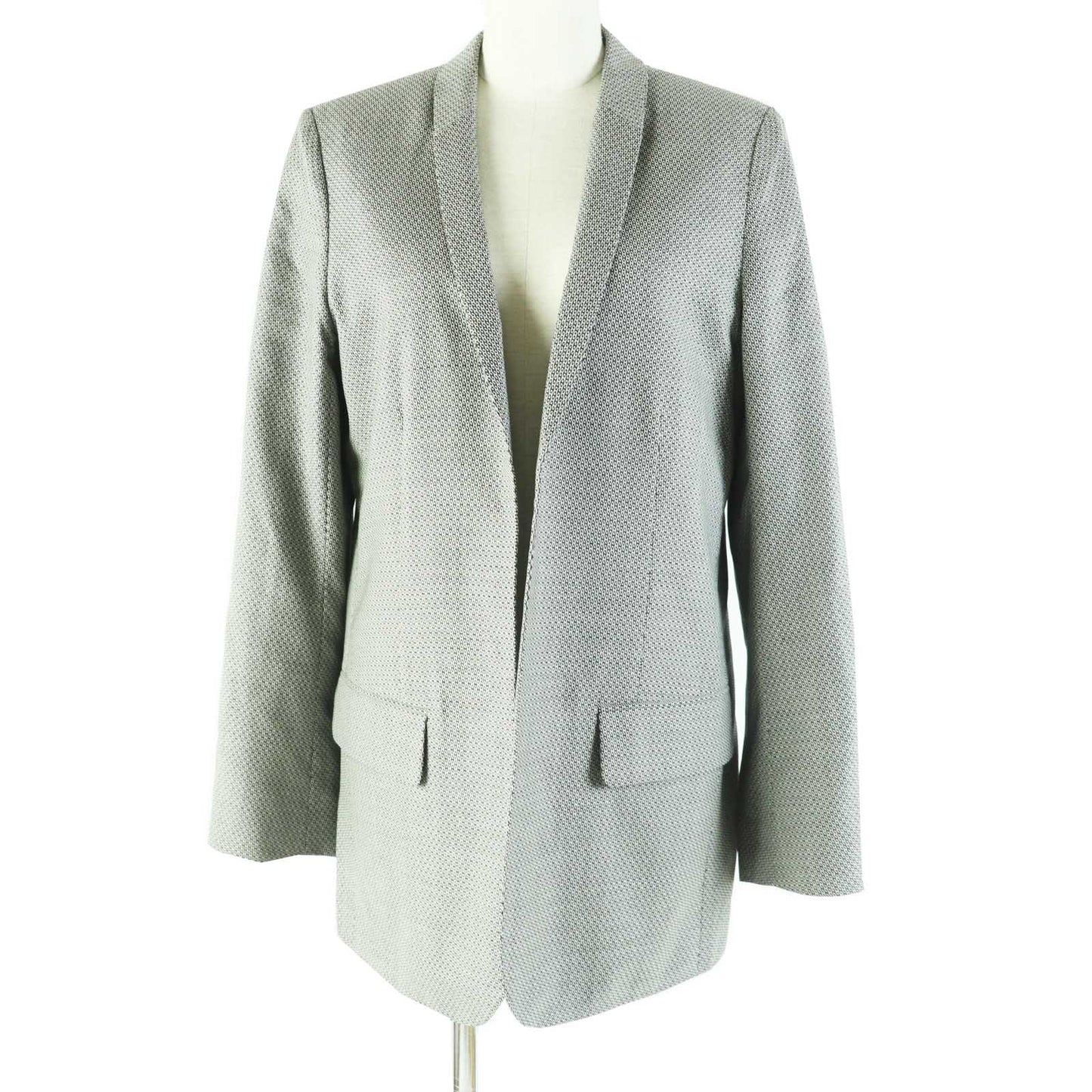 HERMES Outer: 90% wool, Outer: 10% silk, Lining: 100% silk Black beige Margiela period Women 38 Used