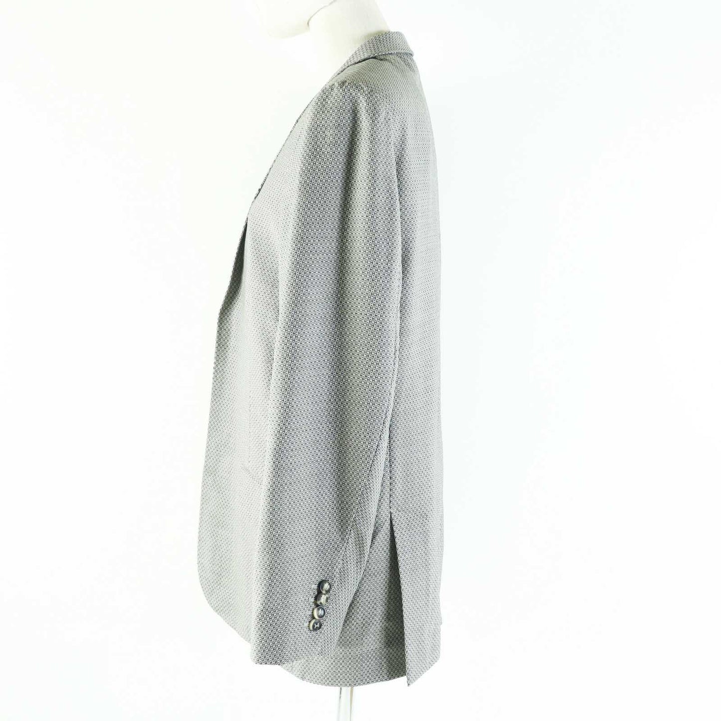 HERMES Outer: 90% wool, Outer: 10% silk, Lining: 100% silk Black beige Margiela period Women 38 Used