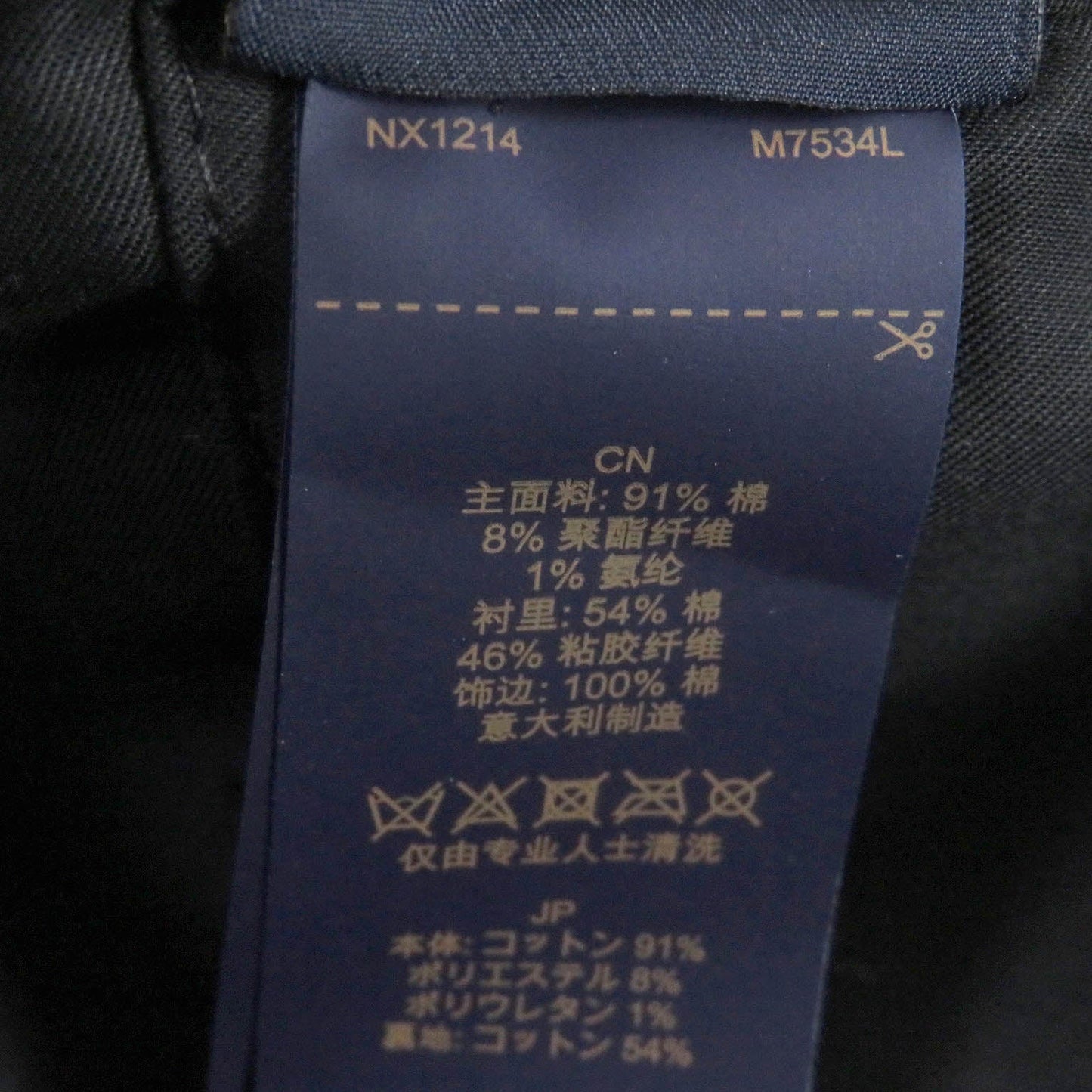 LOUIS VUITTON cap M7534L Outer: 91% cotton, Outer: 8% polyester, Outer: 1% polyurethane, Lining: 54% cotton, Lining: 46% rayon, Trim: 100% cotton Indigo blue Cap Damier Denim 3D mens Used