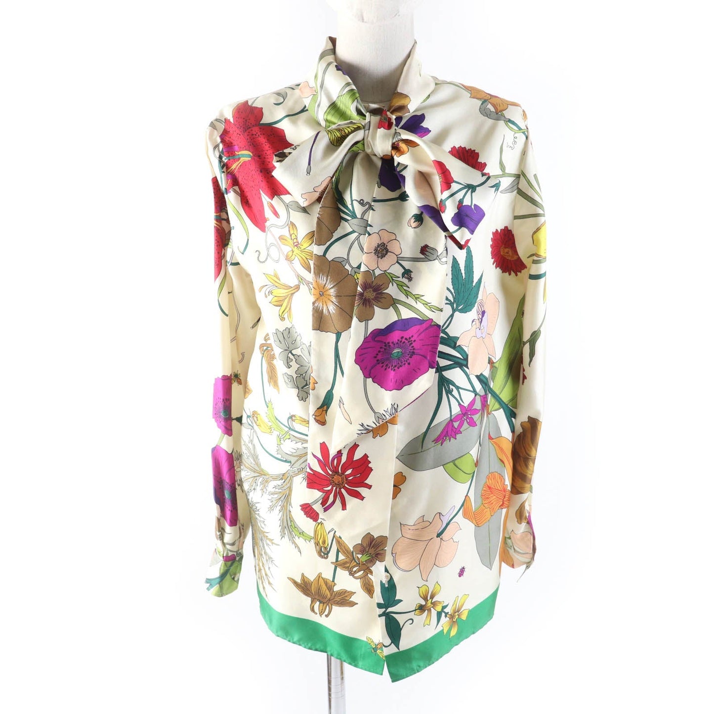 GUCCI blouse 613002 silk Multi 44