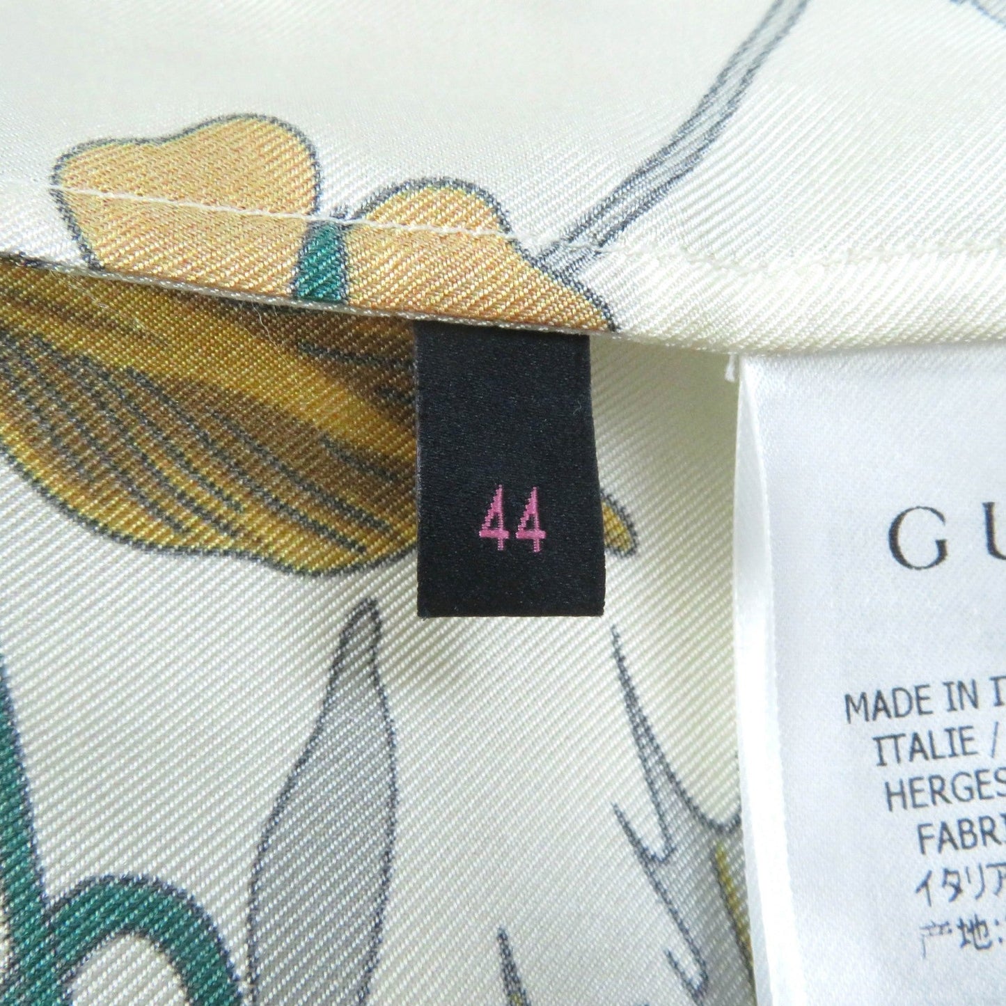 GUCCI blouse 613002 silk Multi 44