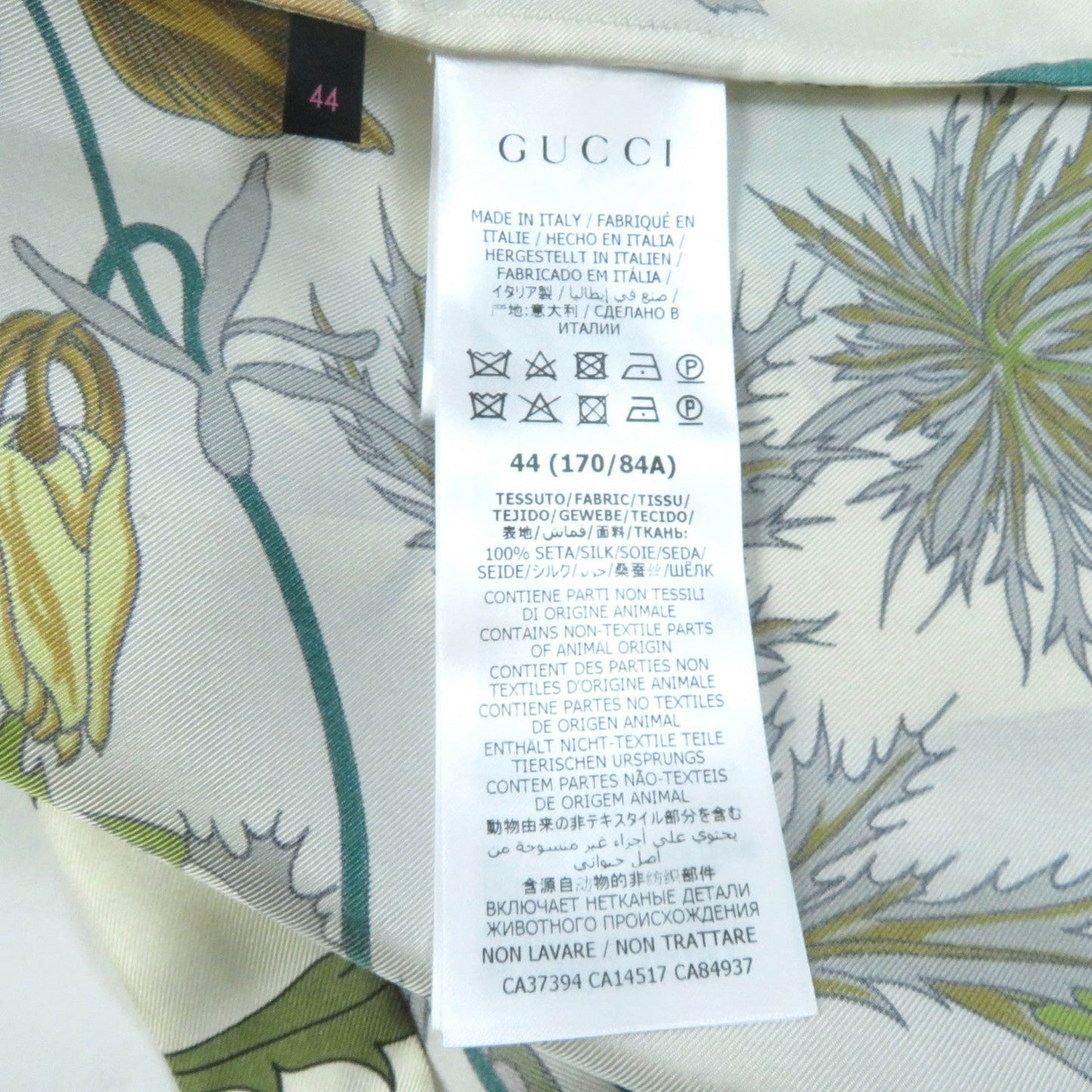 GUCCI blouse 613002 silk Multi 44