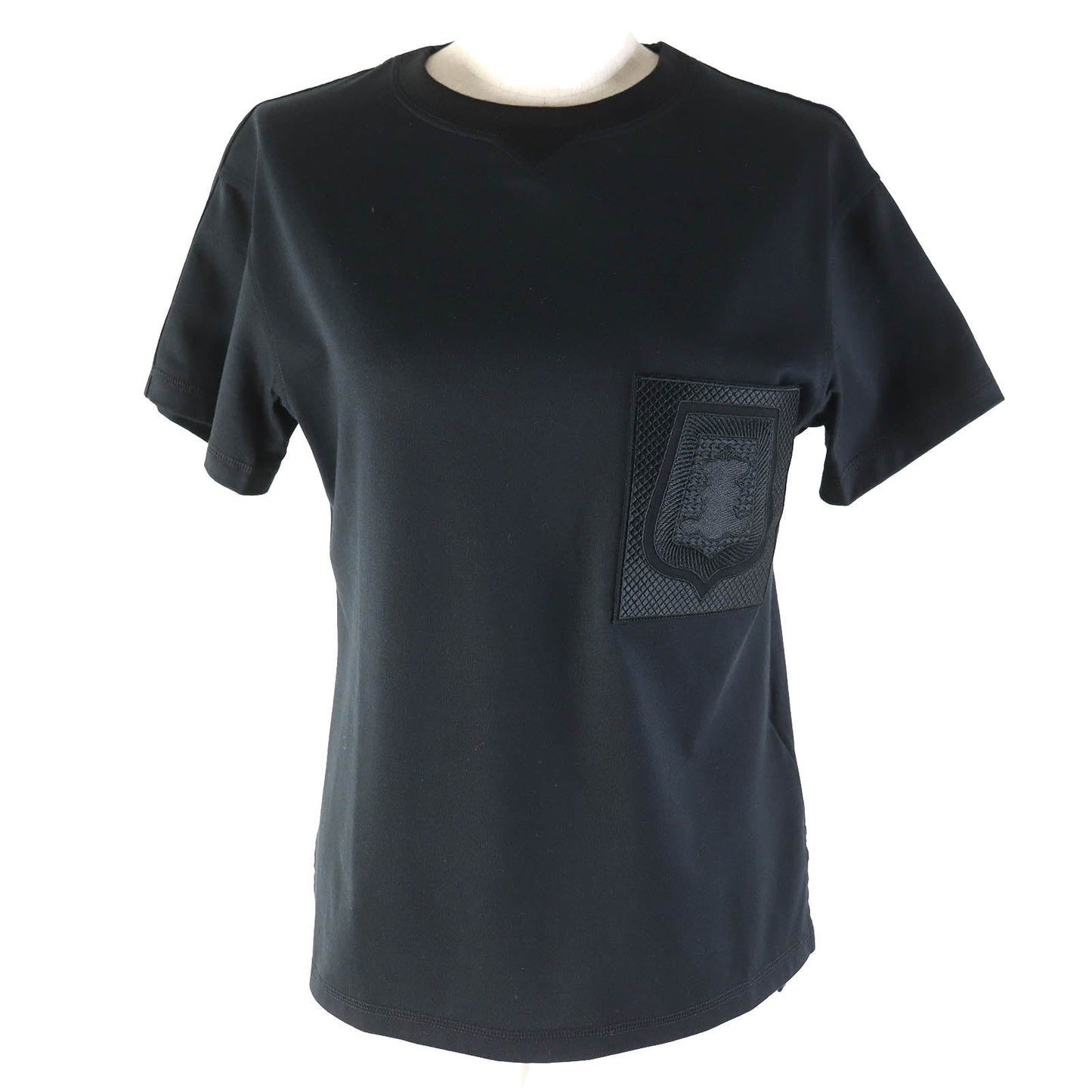 HERMES Short sleeve T-shirt cotton black 34