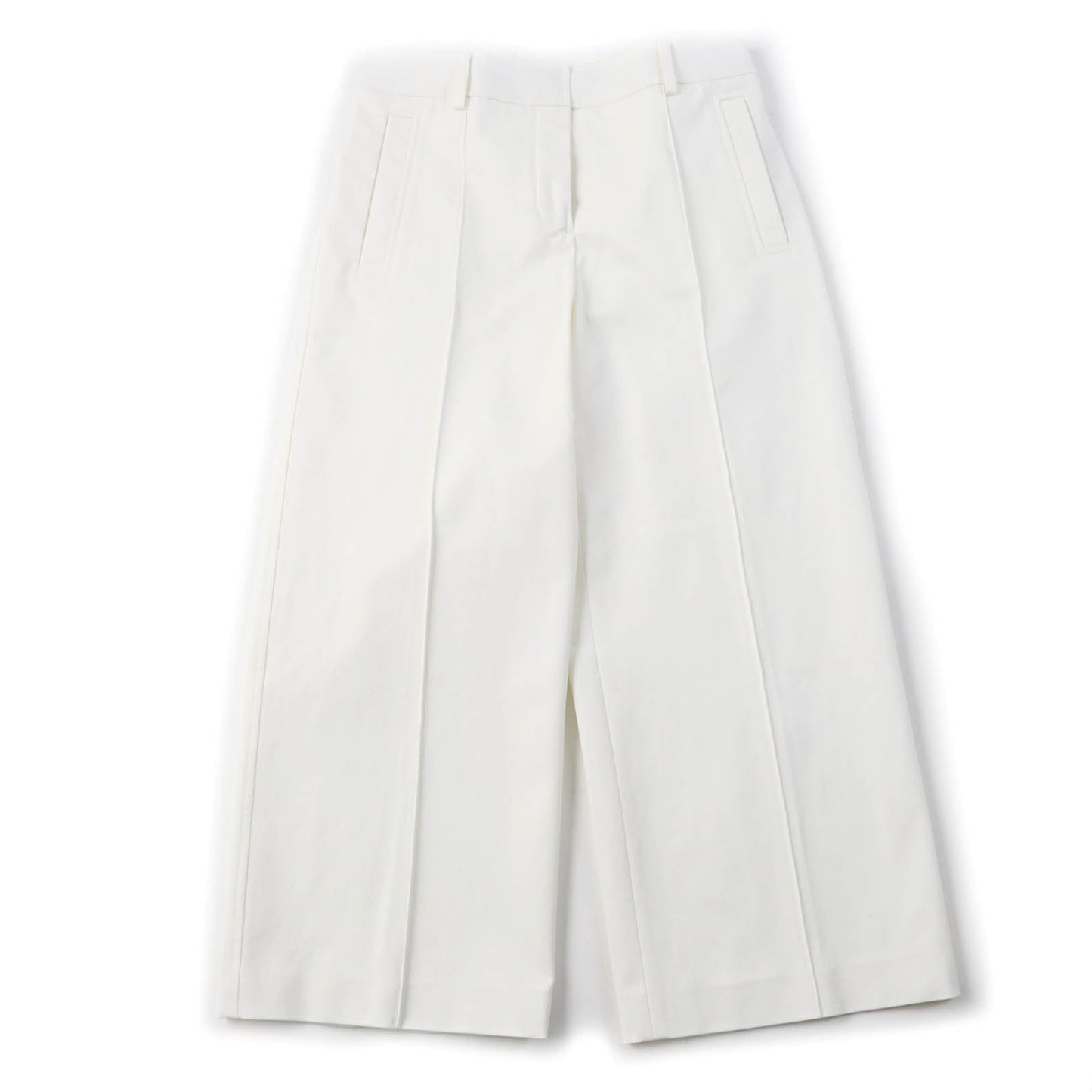 HERMES Pants H0404DQ cotton white 38