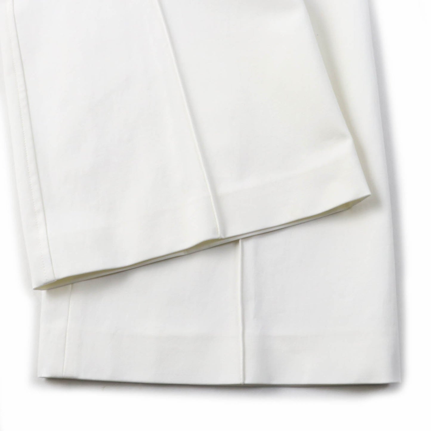 HERMES Pants H0404DQ cotton white 38