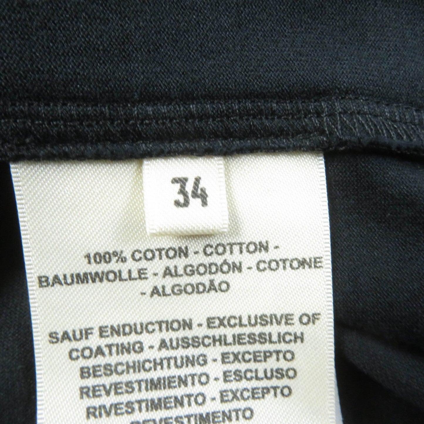 HERMES Short sleeve T-shirt 2H4604DU cotton black PROMENADE MATIN Morning walk 34
