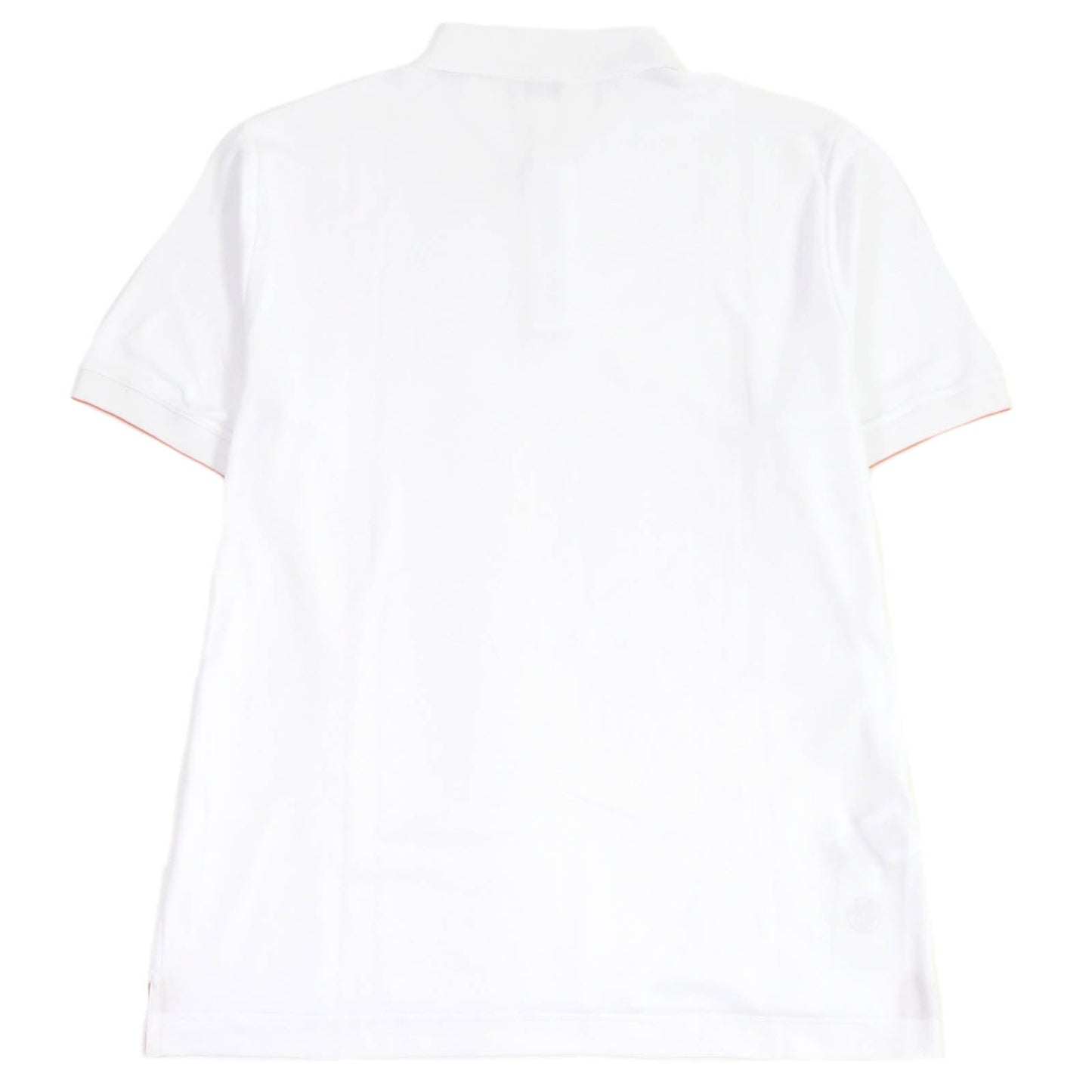 HERMES Short sleeve polo shirt cotton white XXL