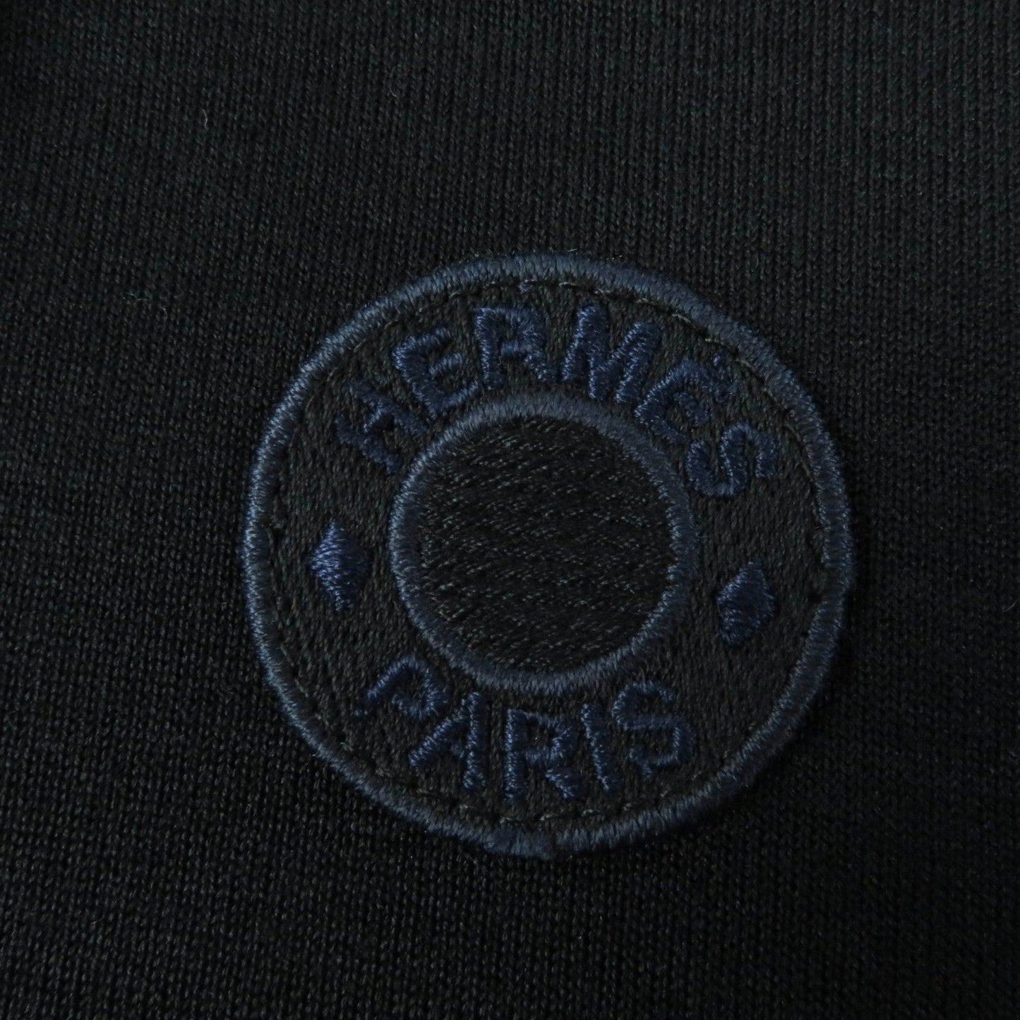 HERMES one piece 4E4652DI cotton black 34