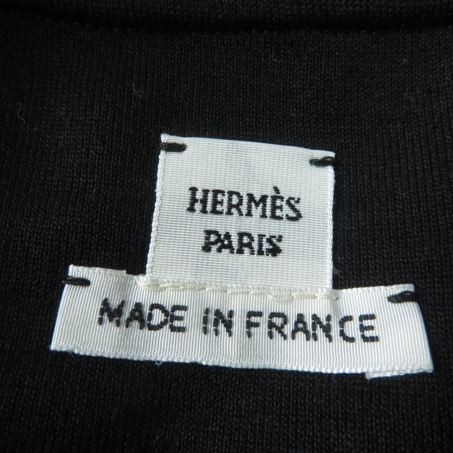 HERMES one piece 4E4652DI cotton black 34
