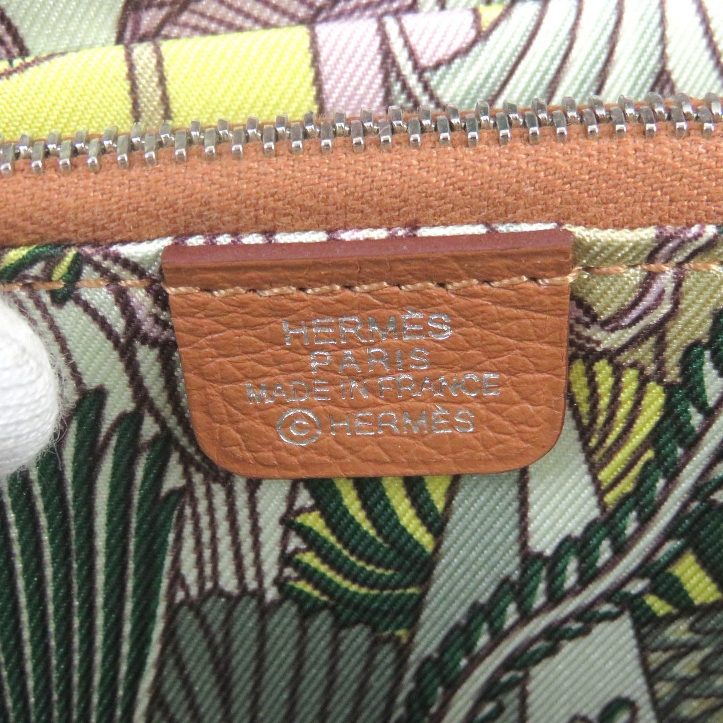 HERMES Coin case Evercolor Biscuit Azap compact