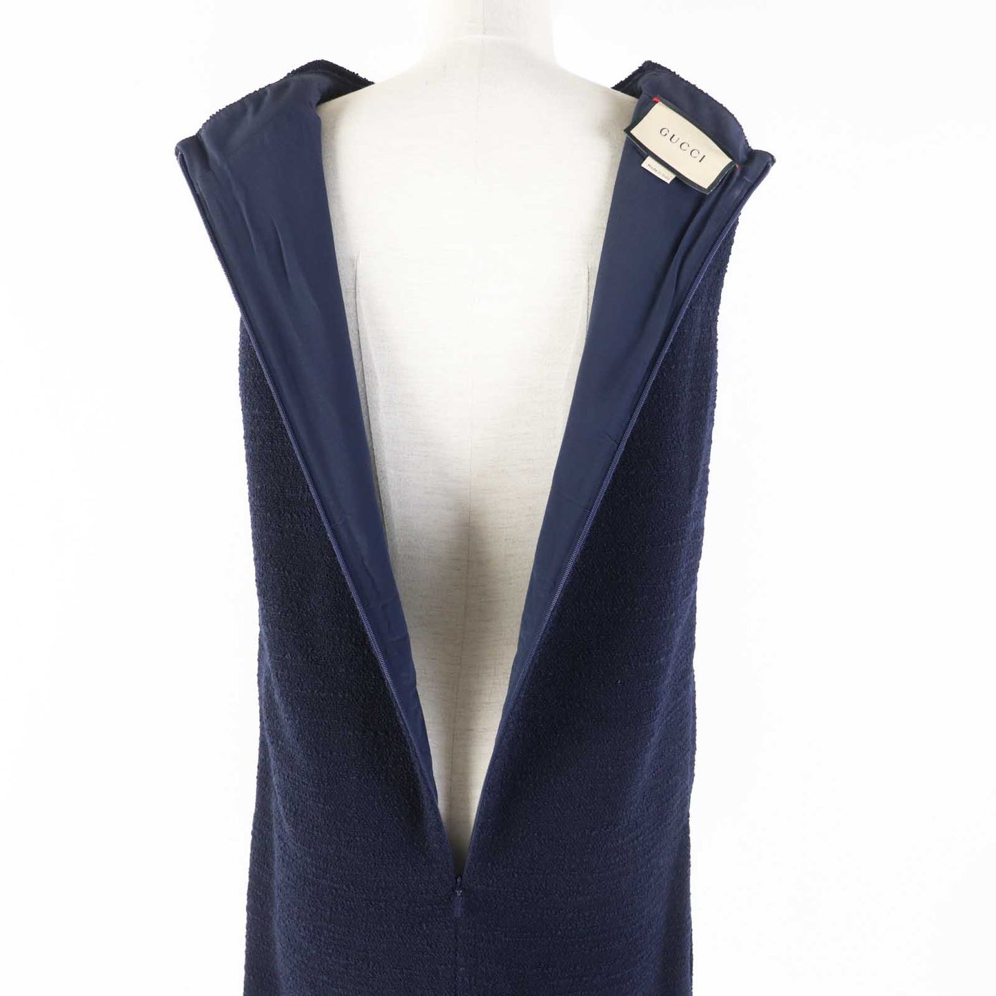 GUCCI one piece 652725 wool Navy 36