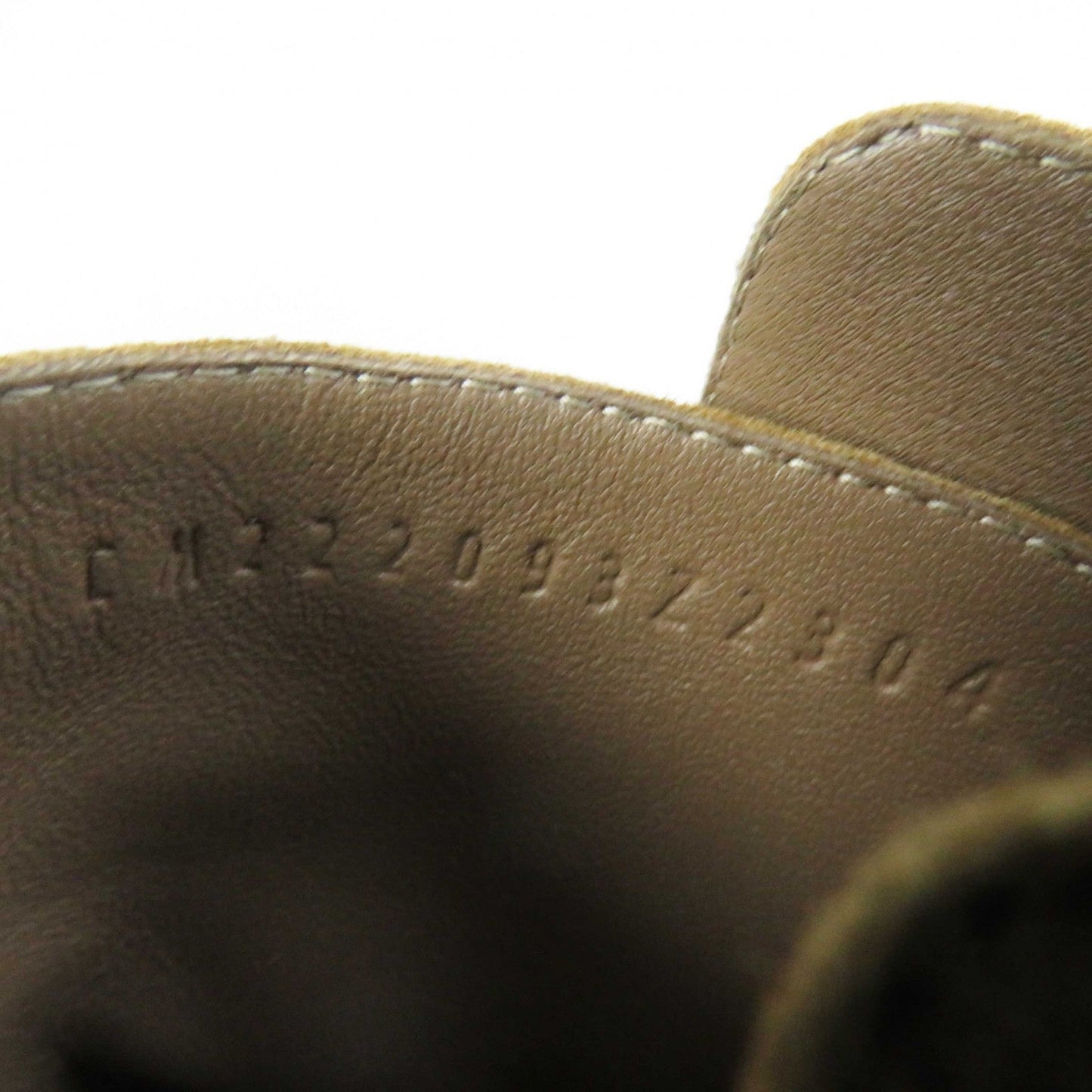 HERMES short boots Suede leather Brown beige Frenchie 50 35.5