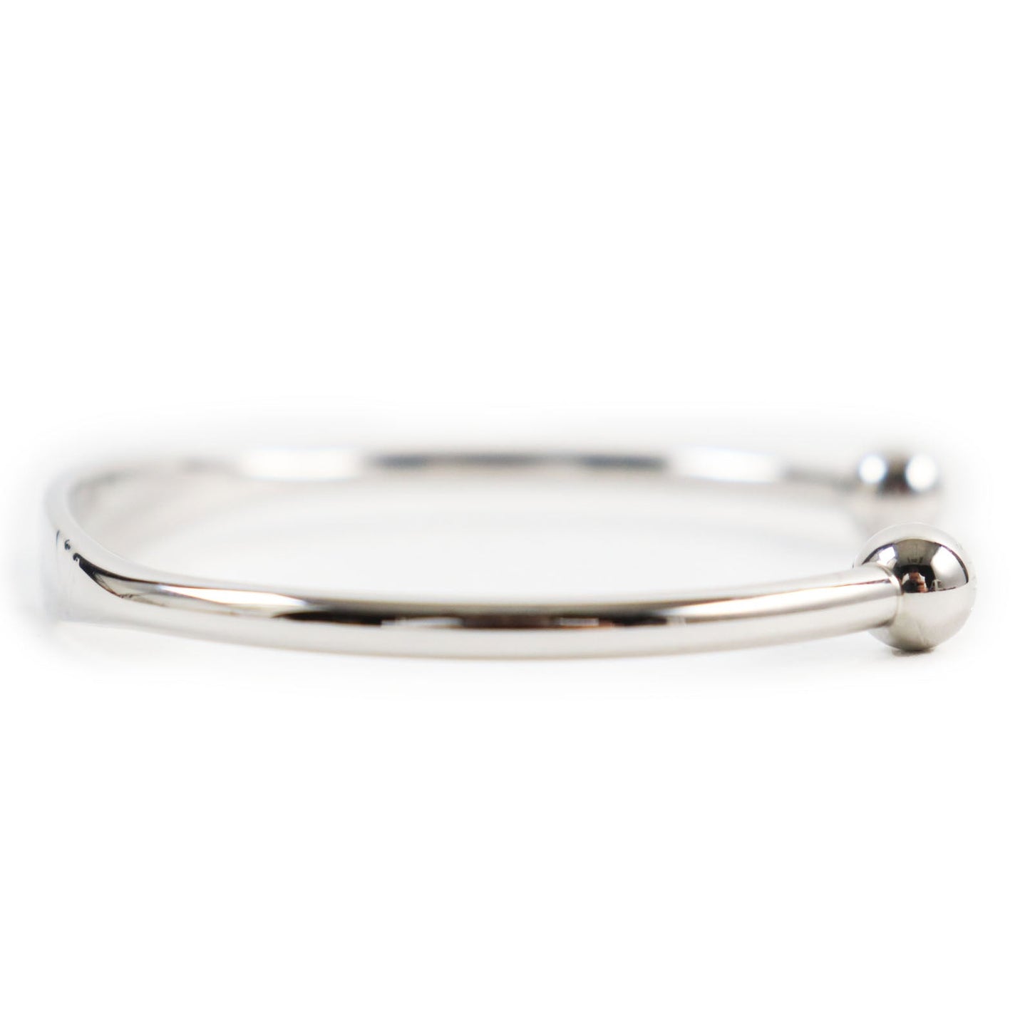 LOUIS VUITTON Bangle M64840 metal Silver Jonck Monogram Bracelet