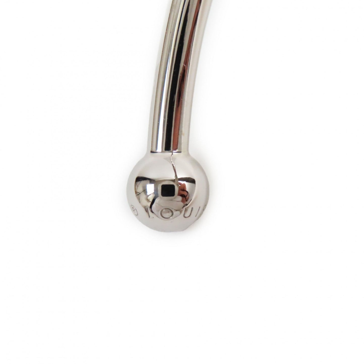 LOUIS VUITTON Bangle M64840 metal Silver Jonck Monogram Bracelet