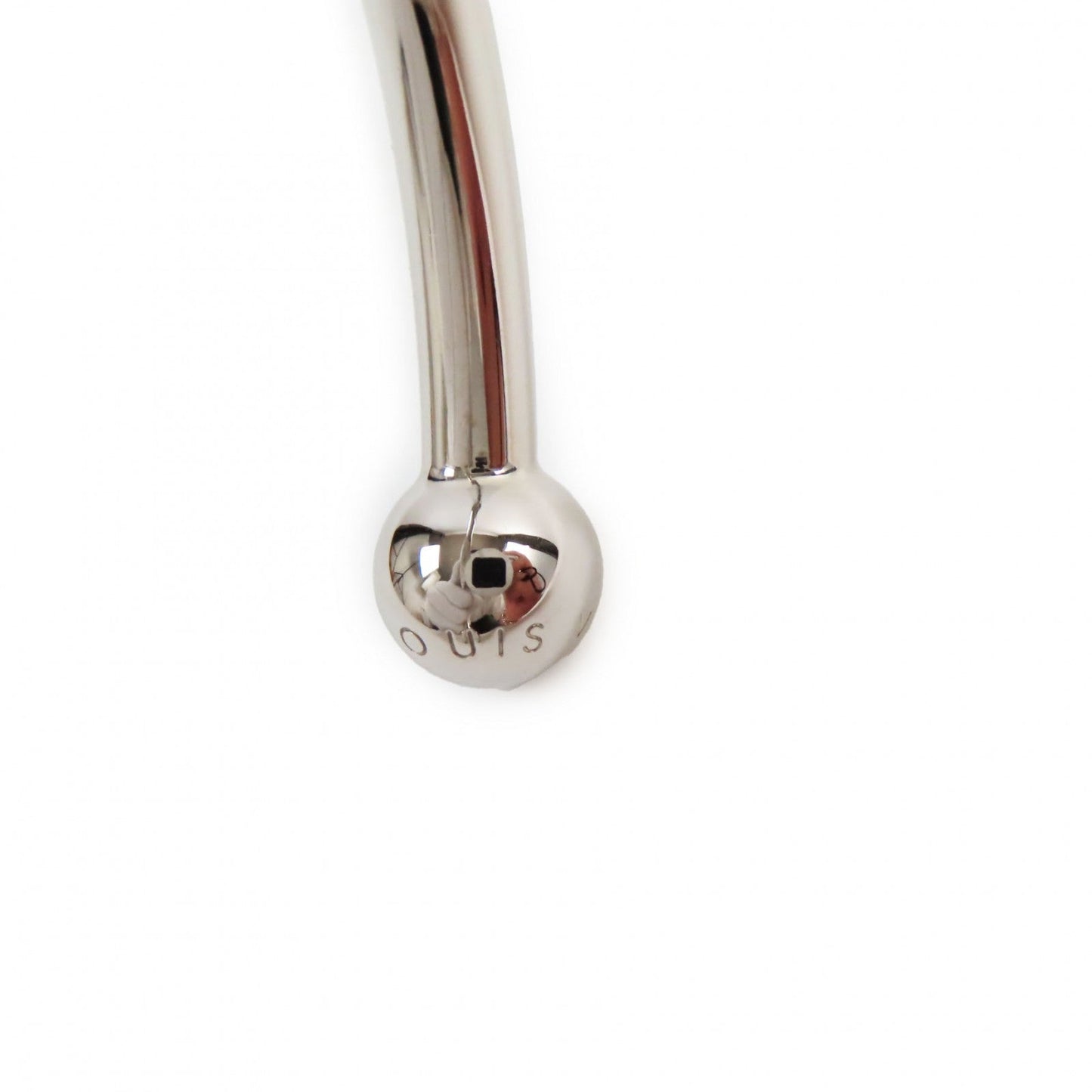 LOUIS VUITTON Bangle M64840 metal Silver Jonck Monogram Bracelet