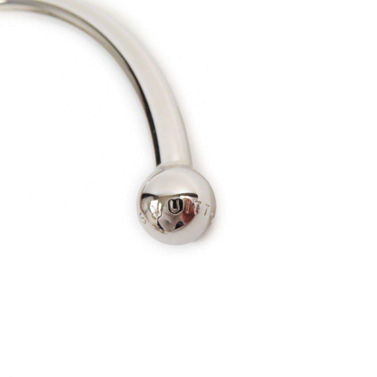 LOUIS VUITTON Bangle M64840 metal Silver Jonck Monogram Bracelet