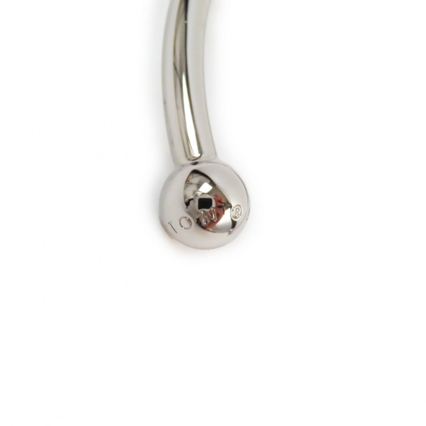 LOUIS VUITTON Bangle M64840 metal Silver Jonck Monogram Bracelet