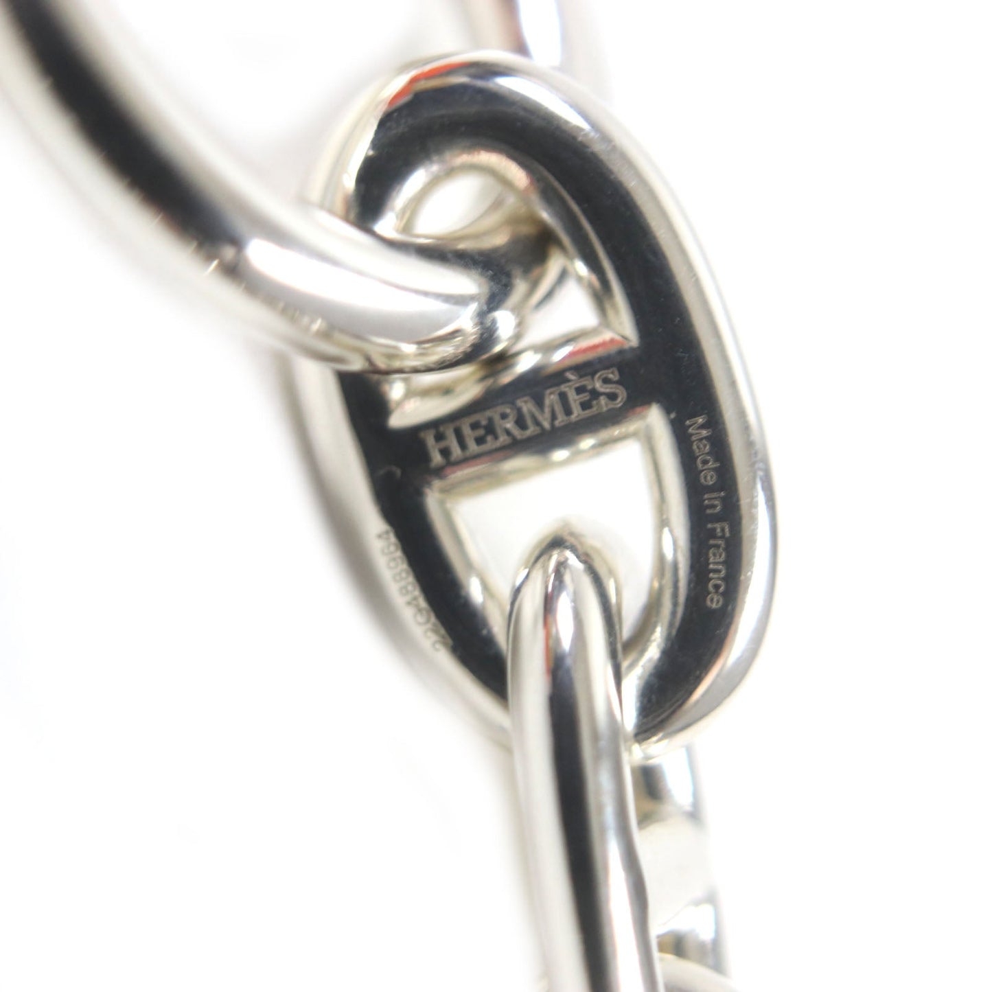 HERMES bracelet SV925 Silver Chene Dunkle MM
