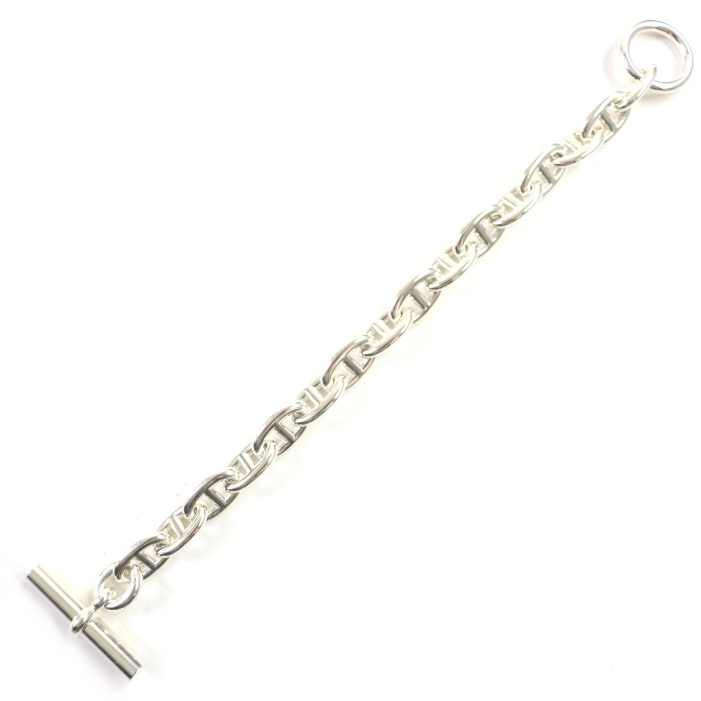 HERMES bracelet SV925 Silver Chene Dunkle MM