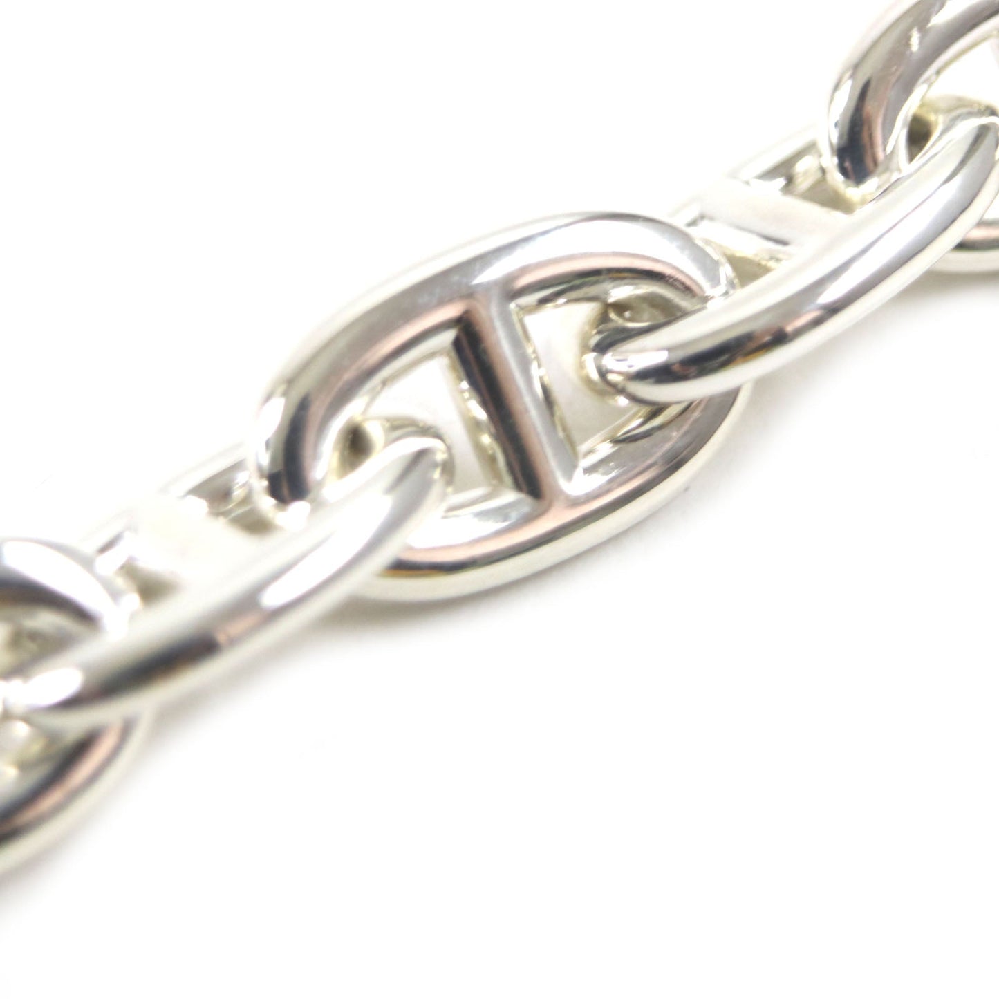 HERMES bracelet SV925 Silver Chene Dunkle MM