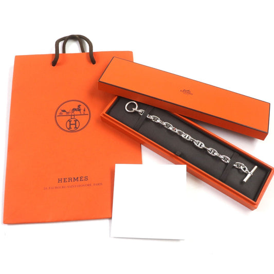 HERMES bracelet SV925 Silver Chene Dunkle MM
