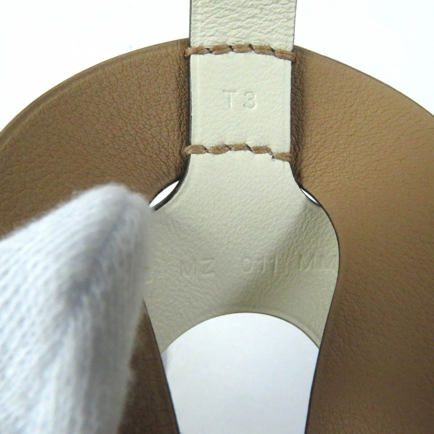 HERMES bracelet leather CHAI/NATA Vilvolt