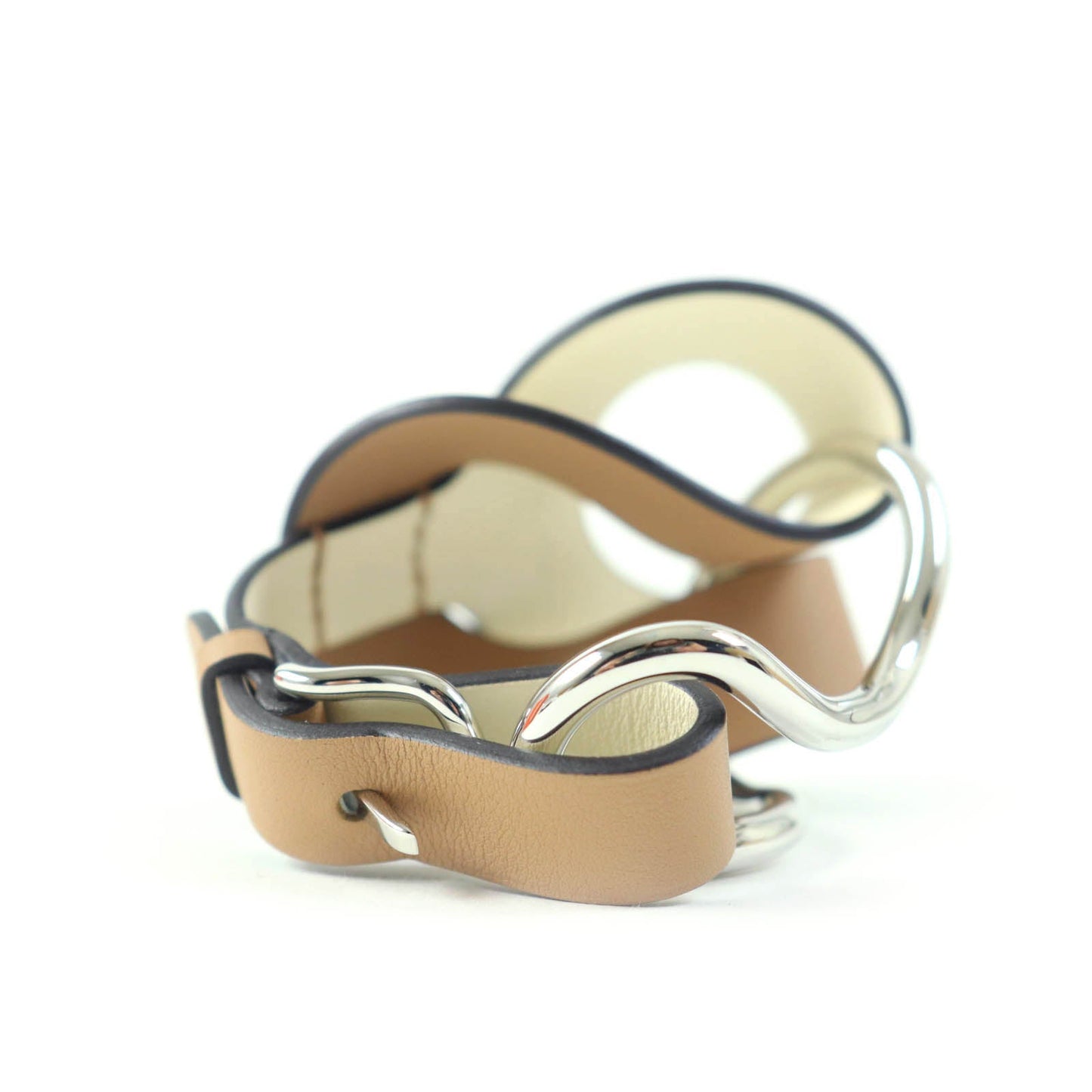 HERMES bracelet leather CHAI/NATA Vilvolt