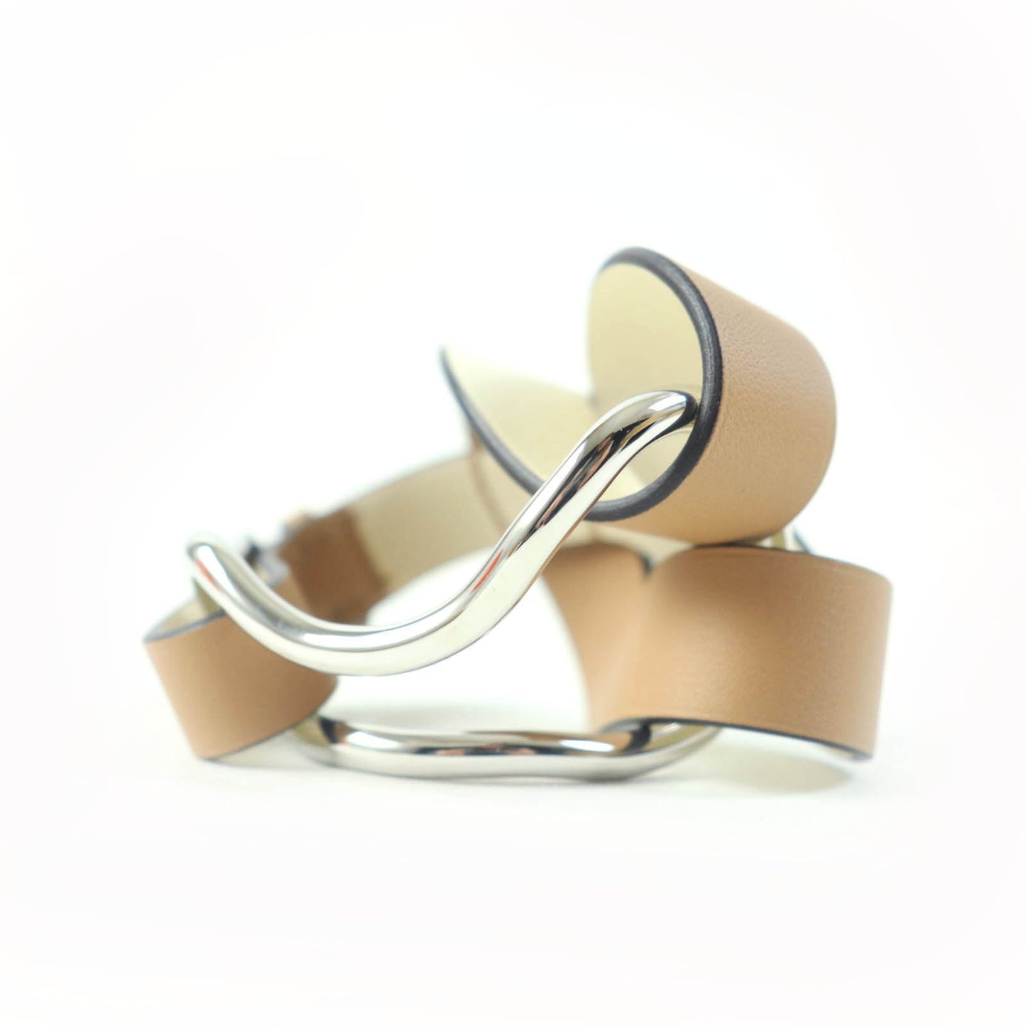 HERMES bracelet leather CHAI/NATA Vilvolt
