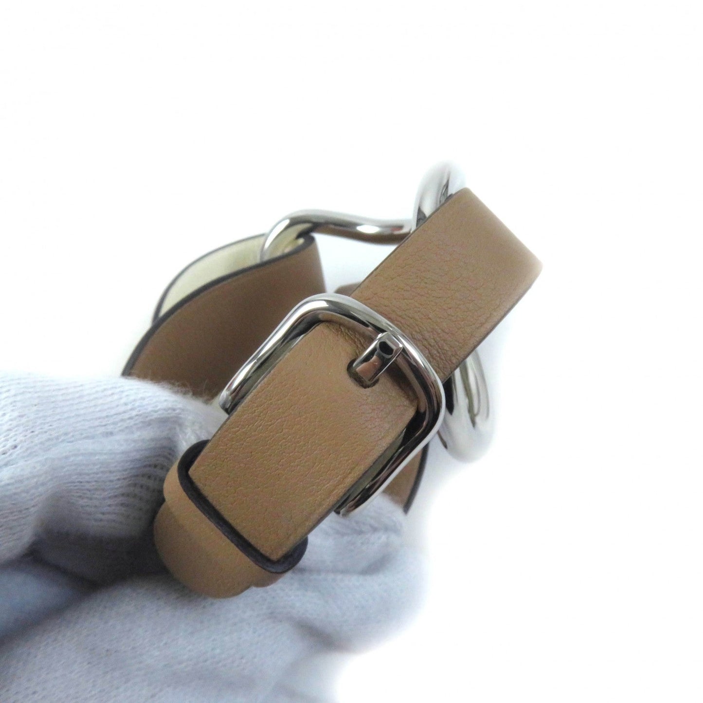 HERMES bracelet leather CHAI/NATA Vilvolt