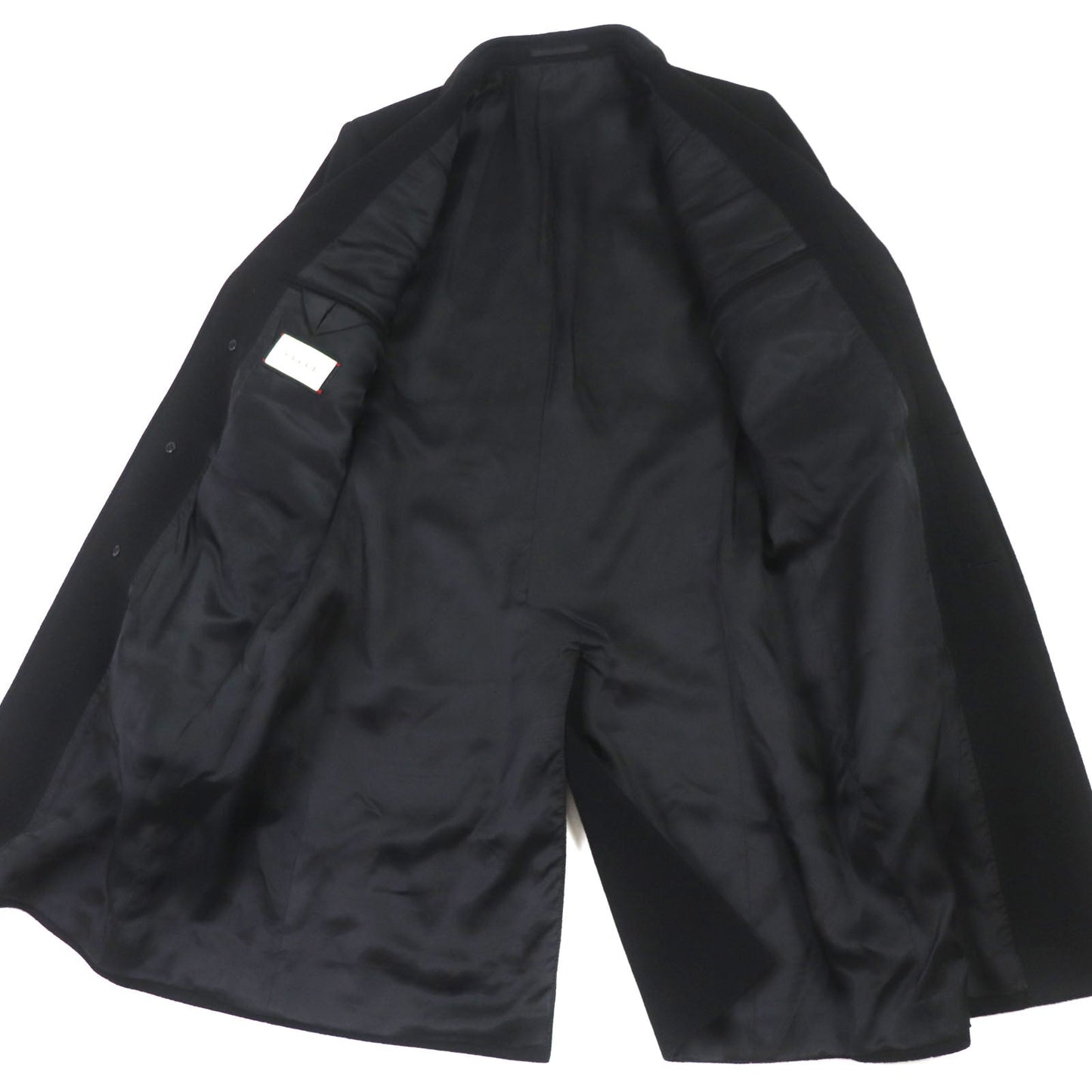 GUCCI Chester coat 439365 Outer: 100% wool, Lining: 100% rayon black mens 44 Used