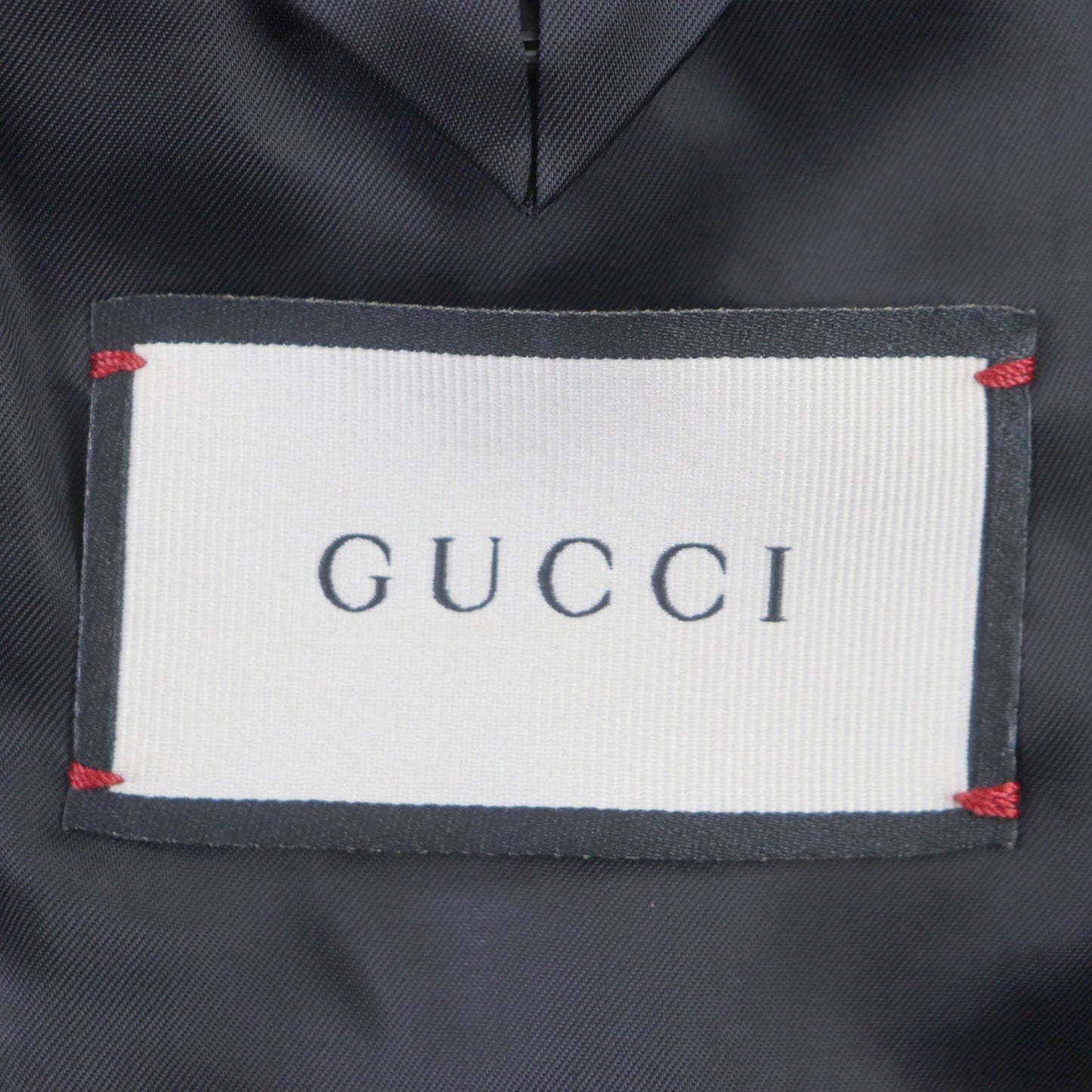 GUCCI Chester coat 439365 Outer: 100% wool, Lining: 100% rayon black mens 44 Used