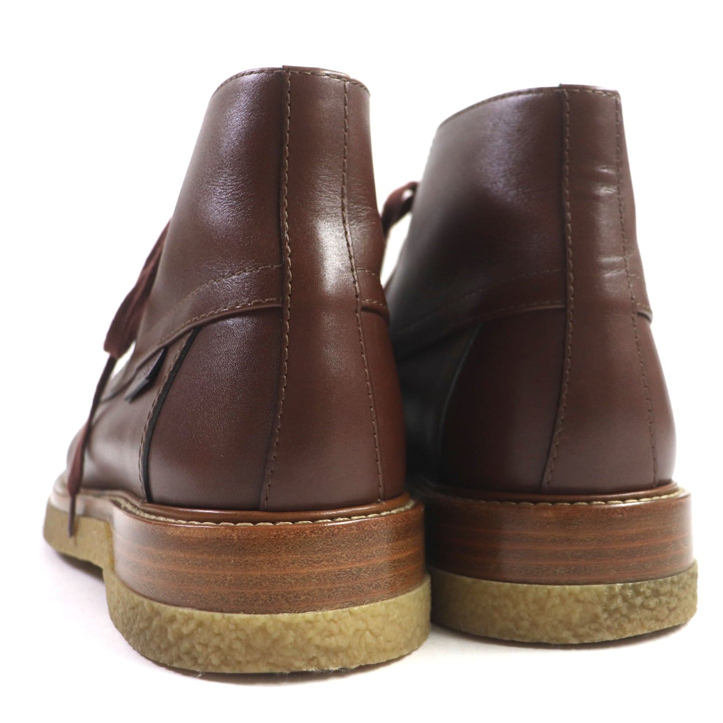 HERMES Ankle boots leather Brown Denver No description