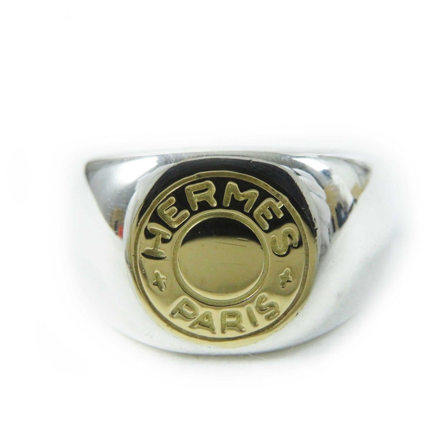 HERMES Ring Main: SV925, Part: 750 Silver gold Women Used