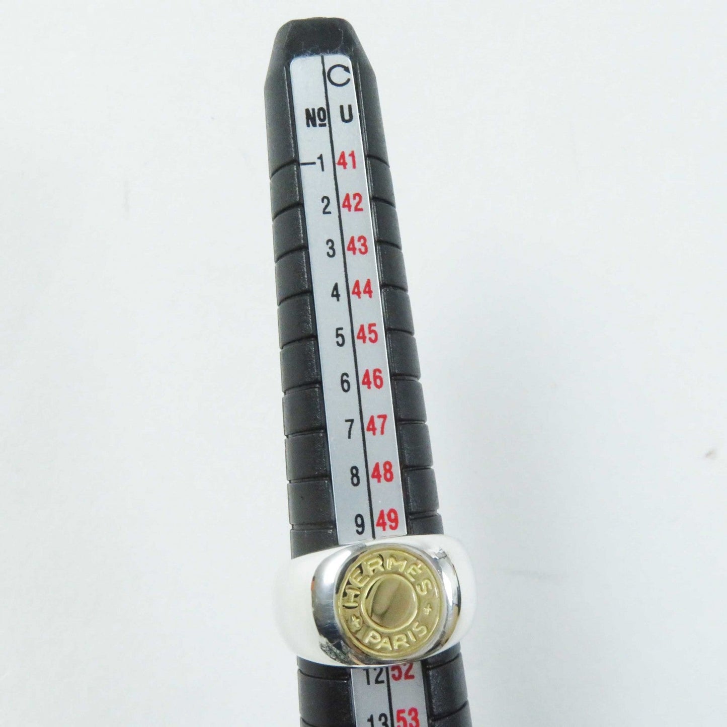 HERMES Ring Main: SV925, Part: 750 Silver gold Women Used