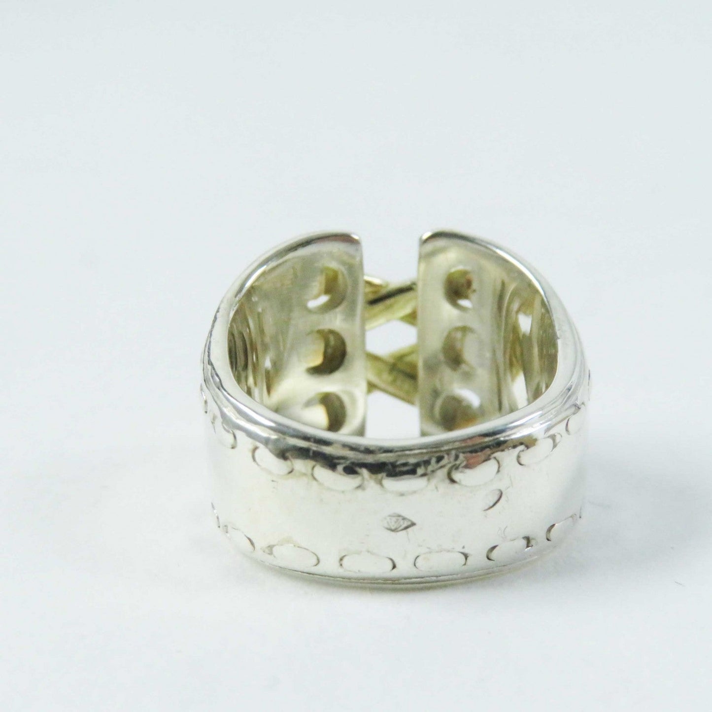 HERMES Ring AG925 Silver gold Mexico