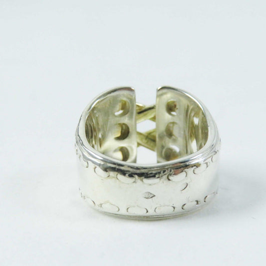 HERMES Ring AG925 Silver gold Mexico