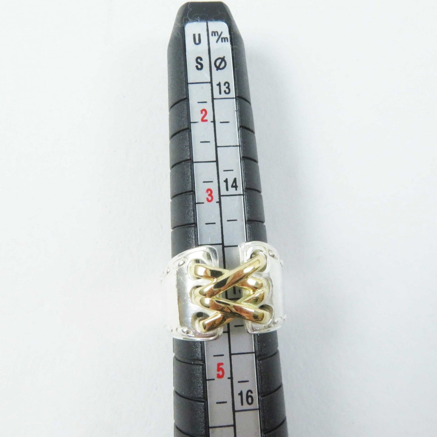 HERMES Ring AG925 Silver gold Mexico