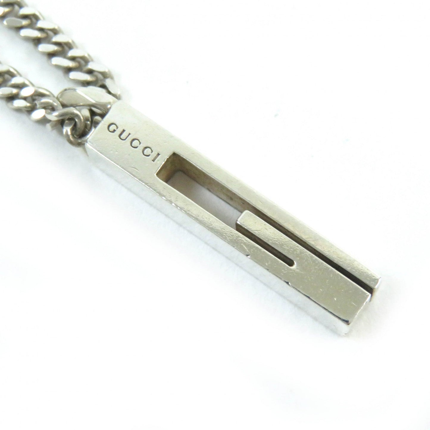 GUCCI Necklace 225055 AG925 Silver Branded G