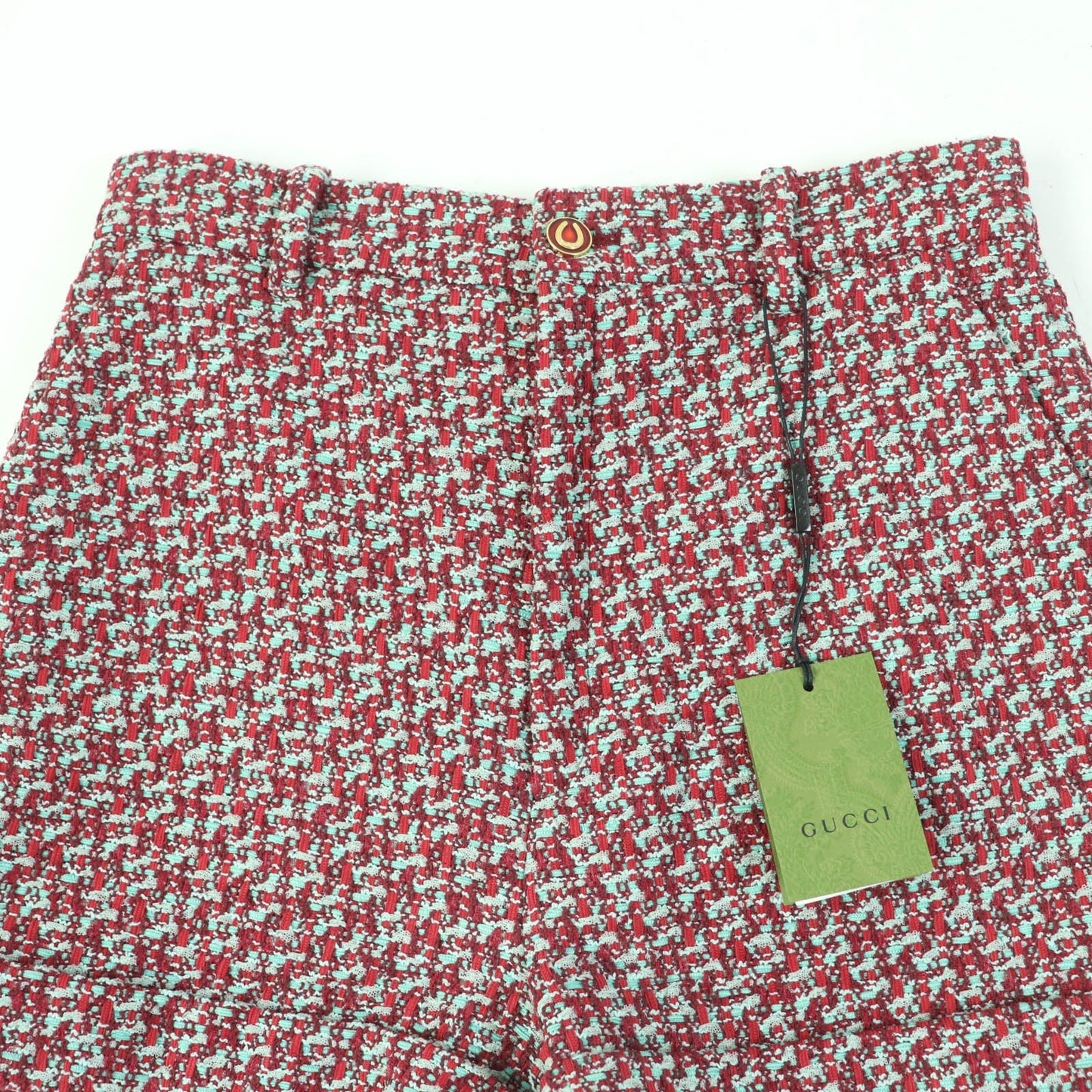 GUCCI Shorts 691396 cotton Red Green type 42