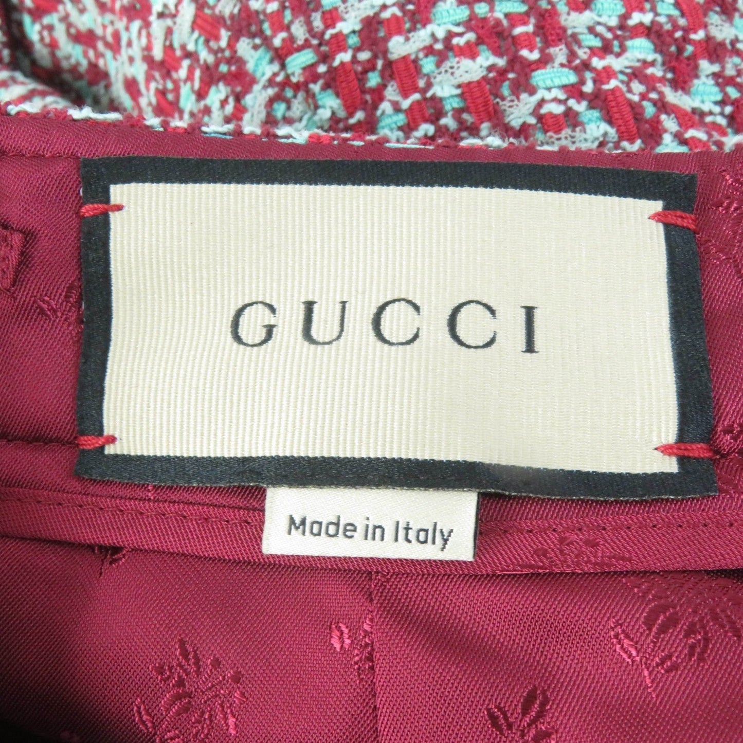 GUCCI Shorts 691396 cotton Red Green type 42