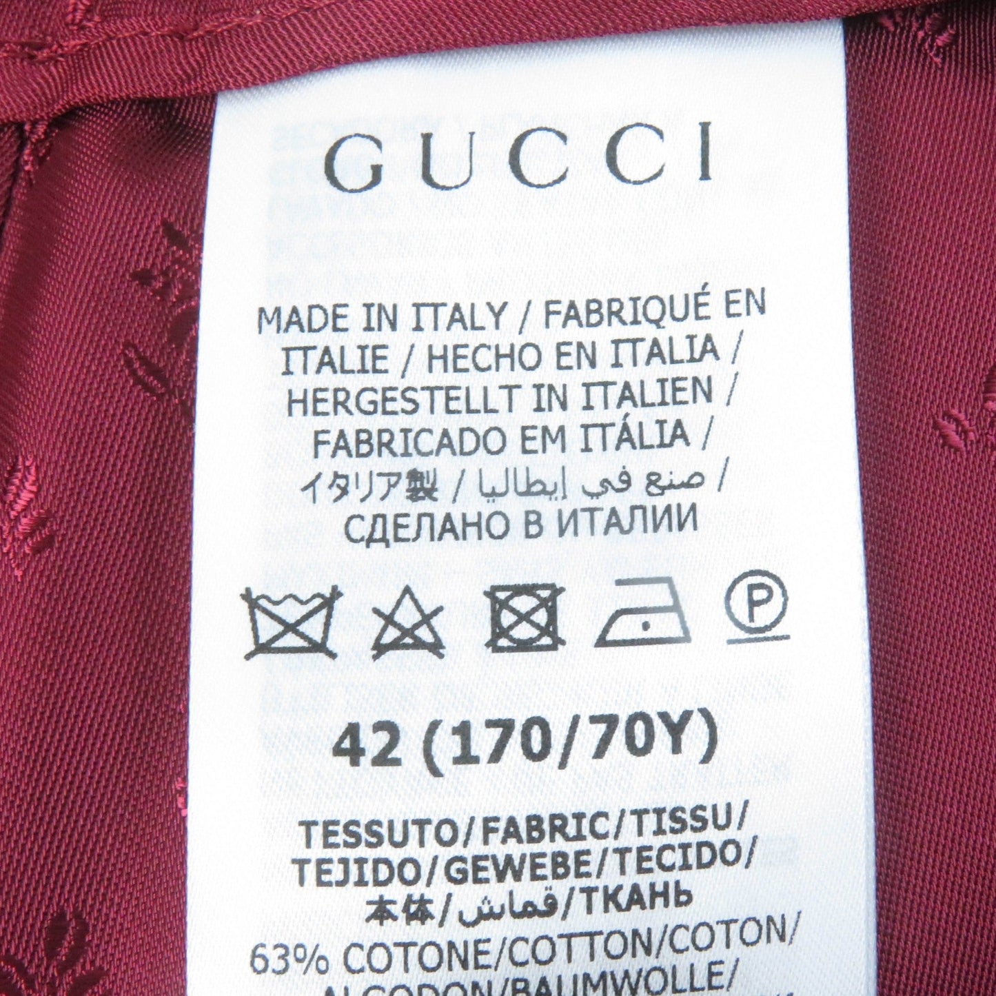GUCCI Shorts 691396 cotton Red Green type 42