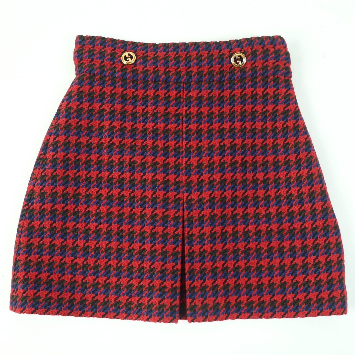 GUCCI Mini skirt 643737 wool Red type 38
