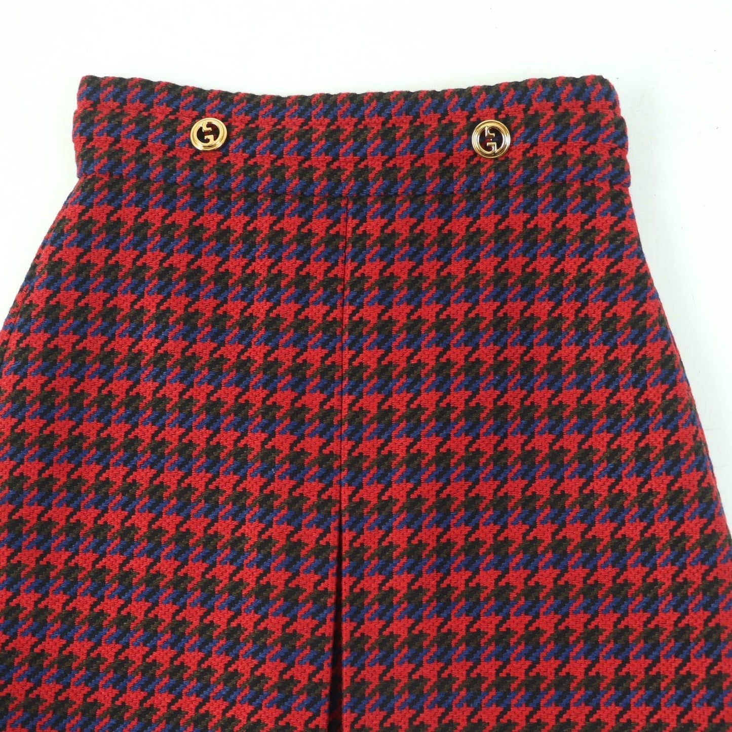 GUCCI Mini skirt 643737 wool Red type 38