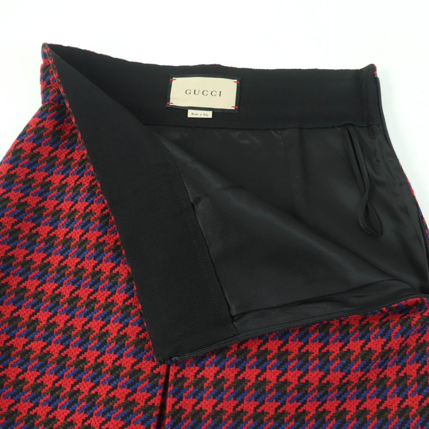 GUCCI Mini skirt 643737 wool Red type 38