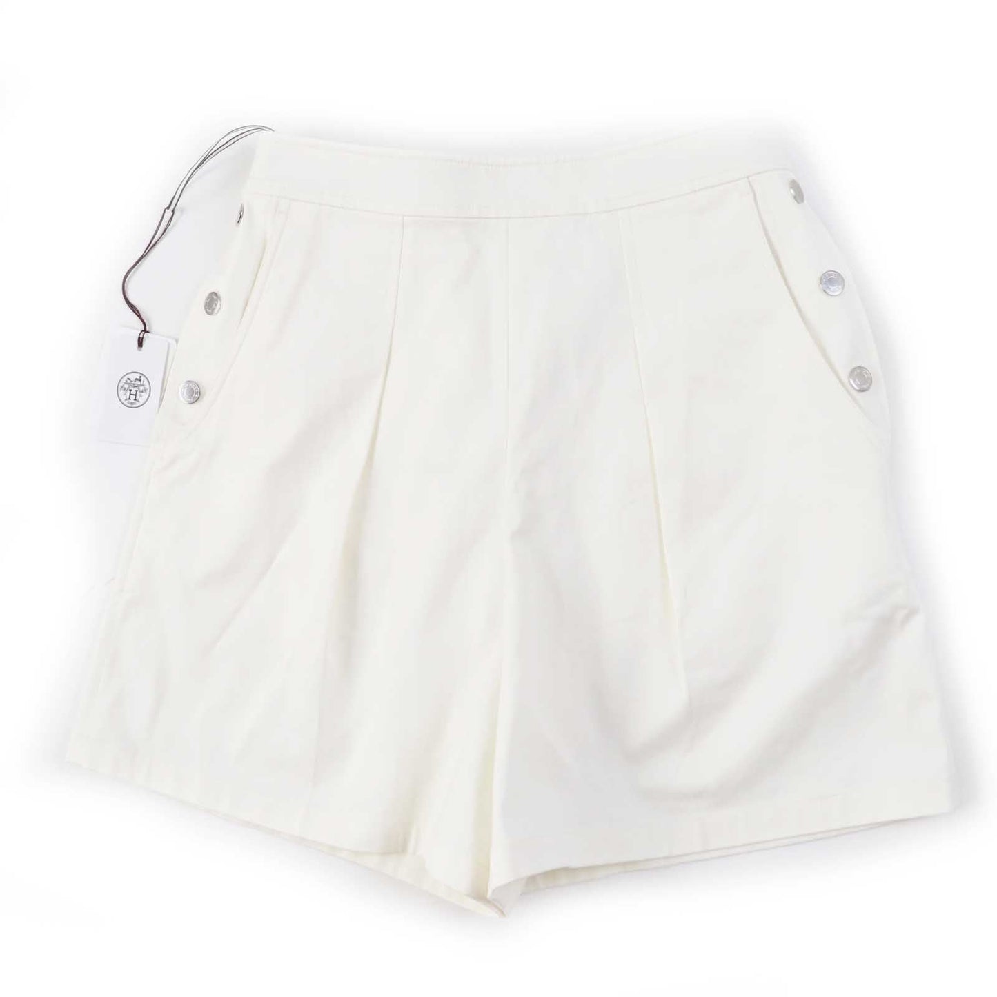 HERMES Shorts cotton white 36