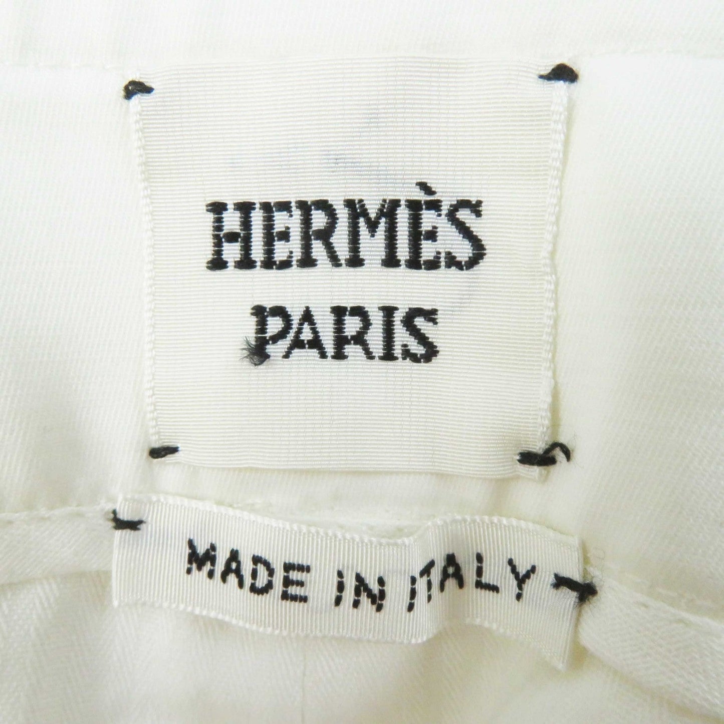 HERMES Shorts cotton white 36